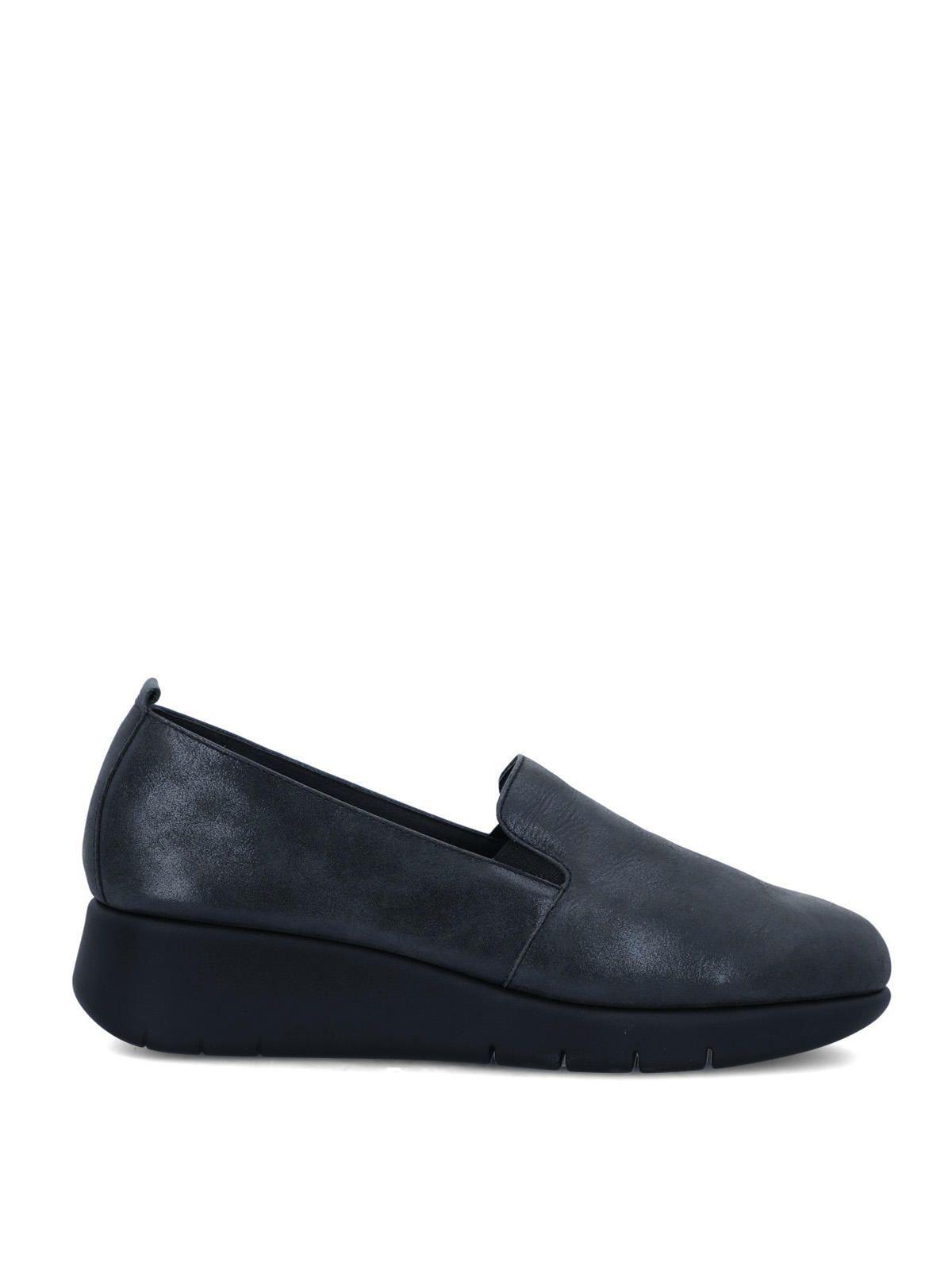 Slip On Cuero Mujer Judita Metalizado-0