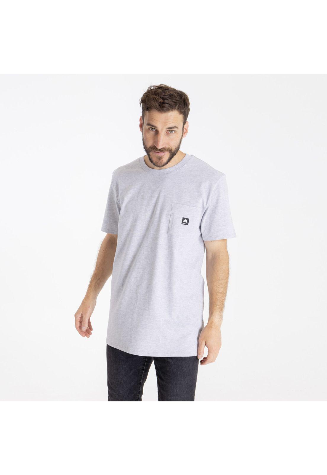 Polera Manga Corta Colfax Ii Gris Hombre-0
