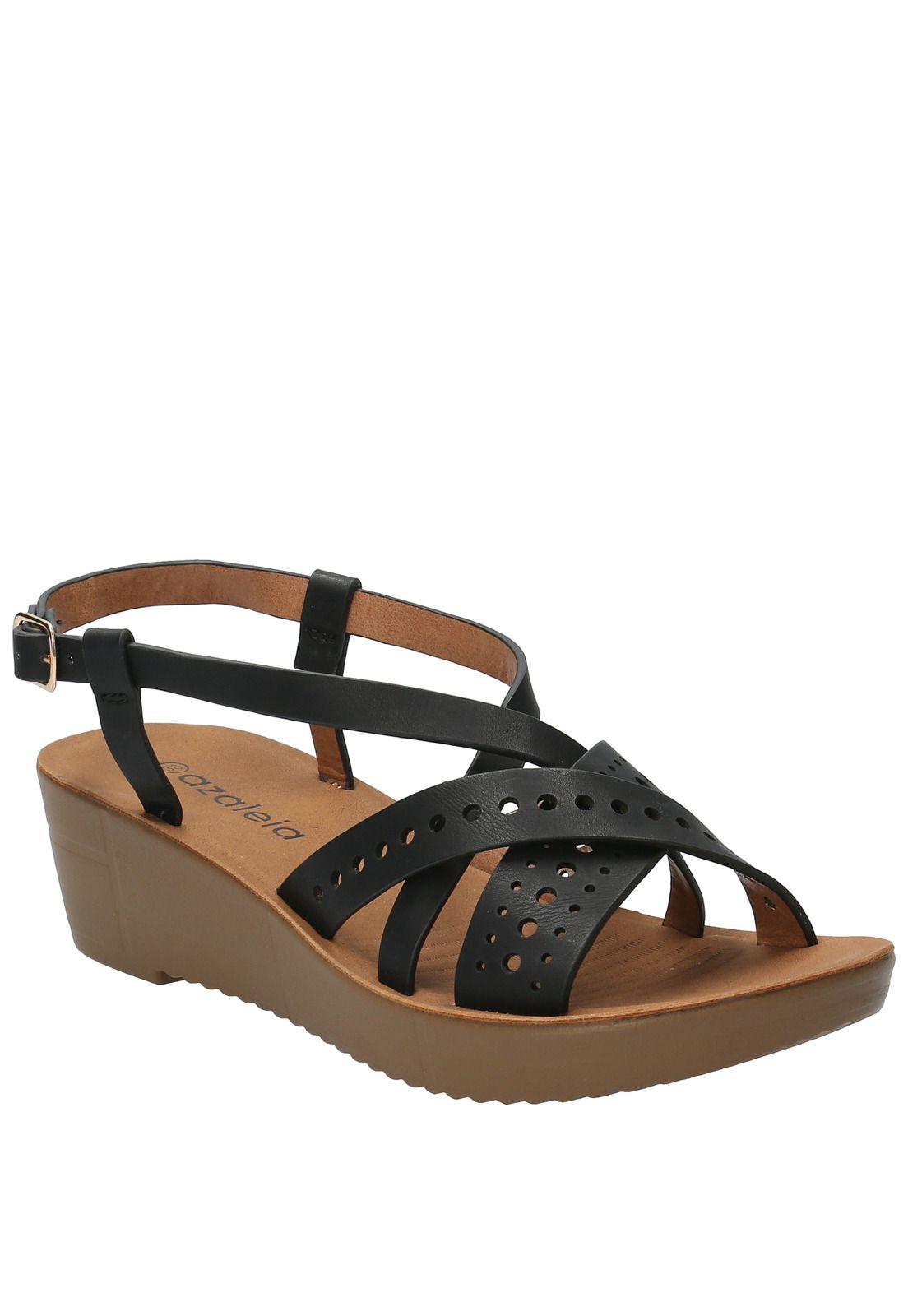 Sandalia Effie Negro Mujer-0
