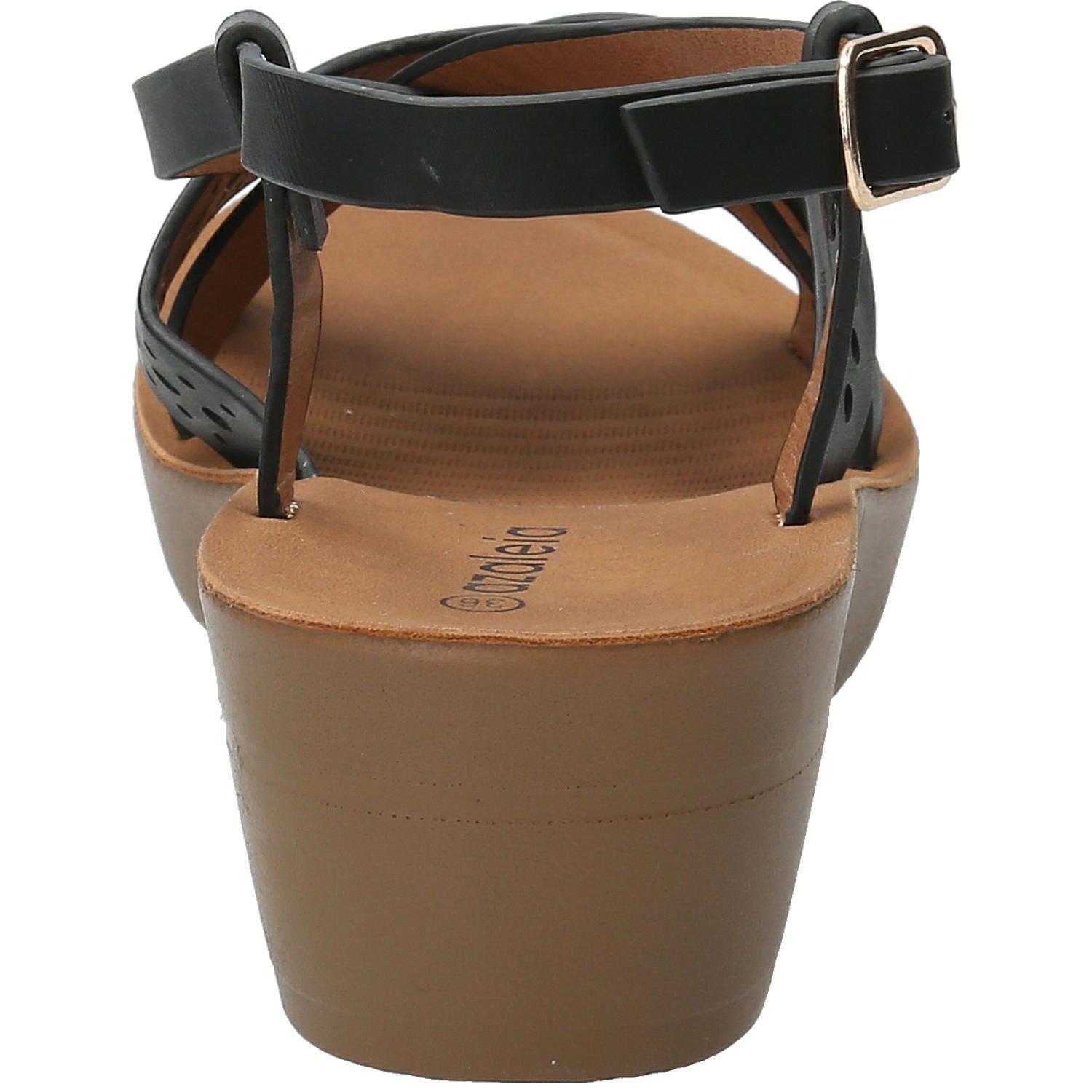 Sandalia Effie Negro Mujer-6