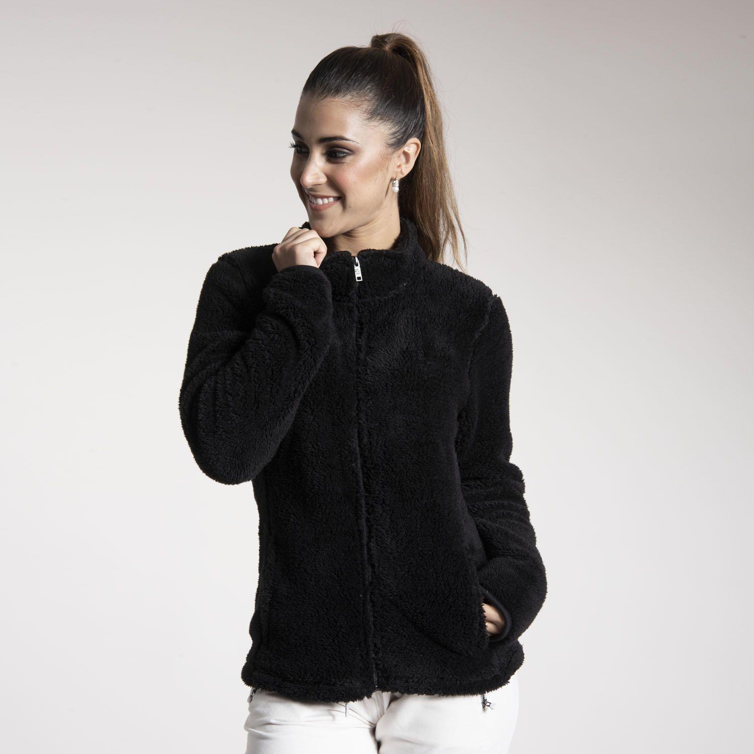 Polar Mujer Shaggy  Isha Negro-0