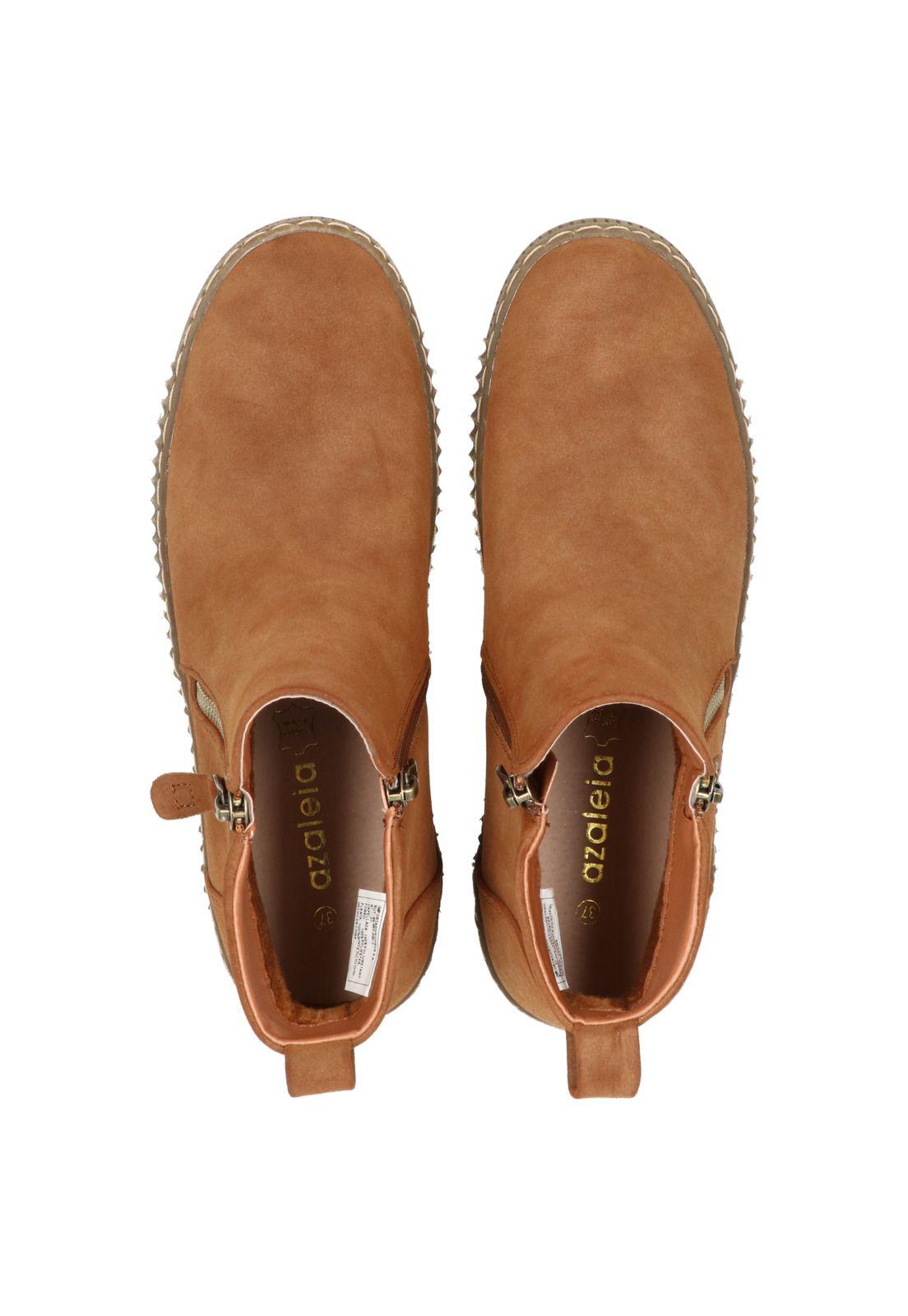 Botín Mujer Mersey Cognac-7