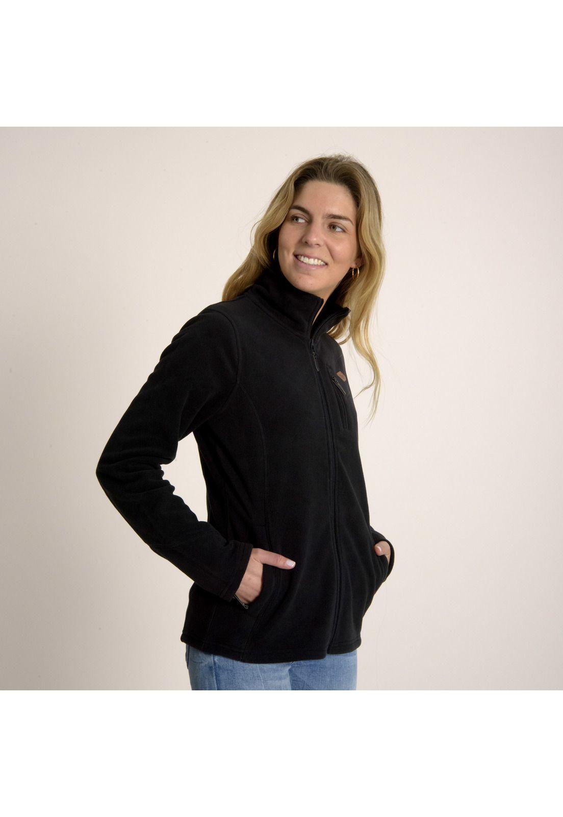 Polar Mujer W Kata Knitted Fz Negro-2