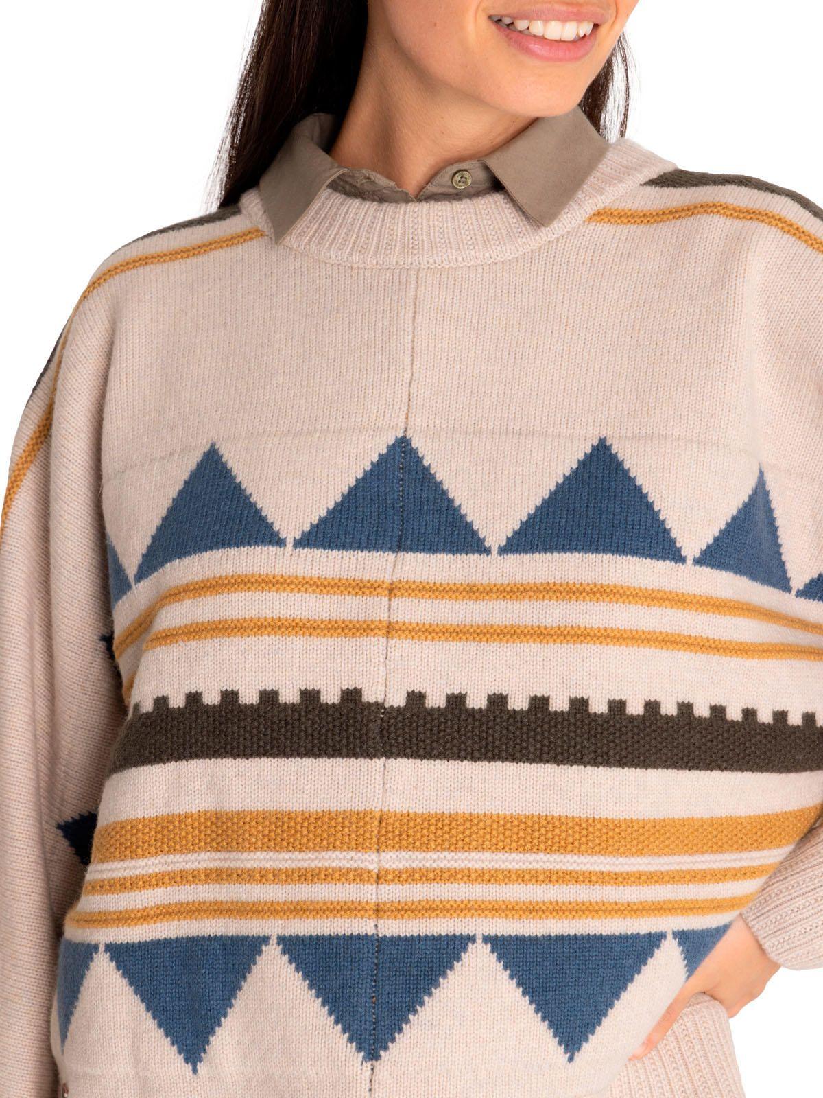 Sweater Lana Mujer Carmin Mostaza-7