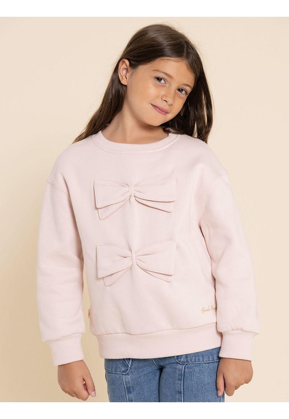 Poleron Cinta Niña Rosado-1