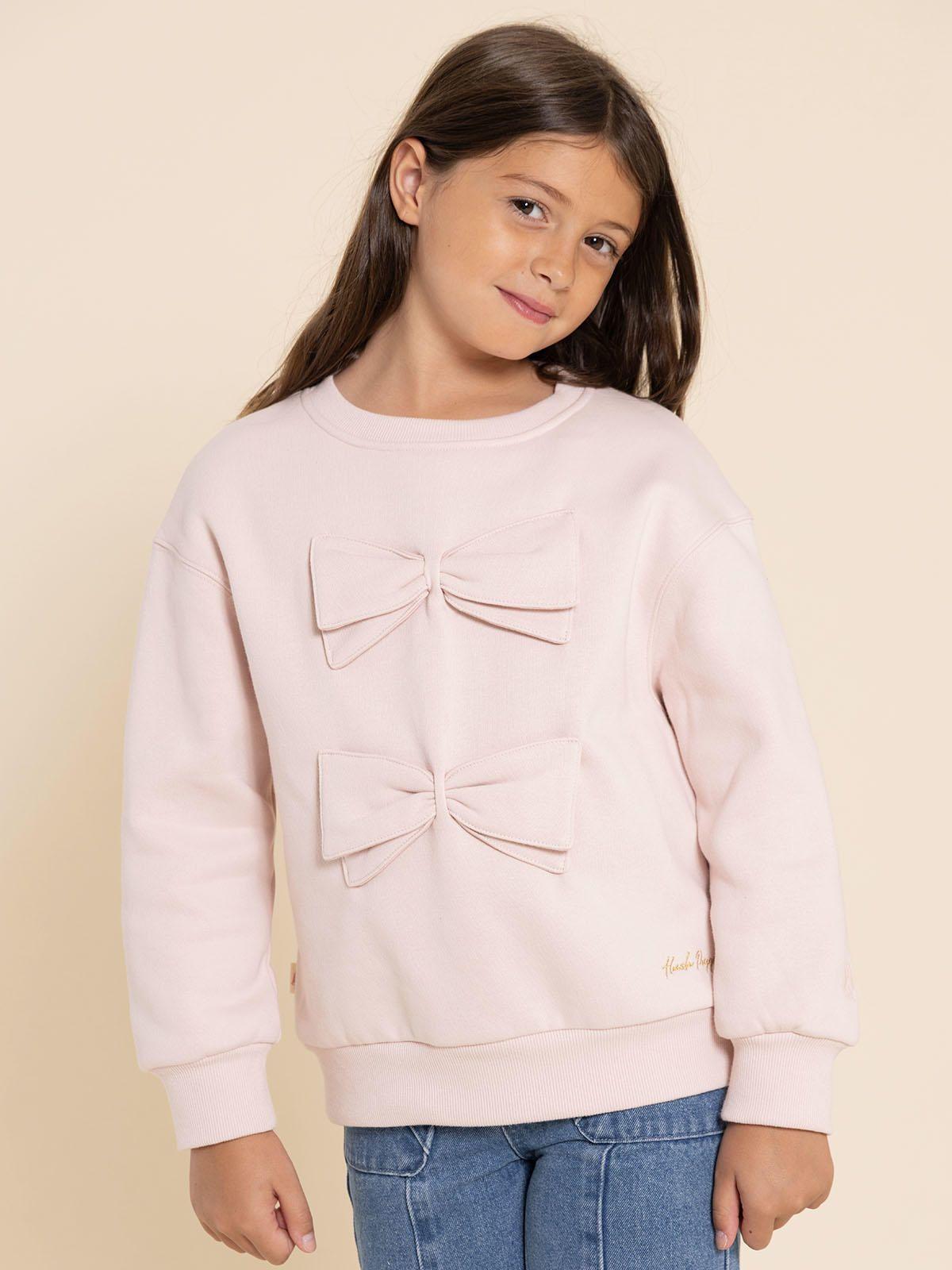 Poleron Cinta Niña Rosado-1