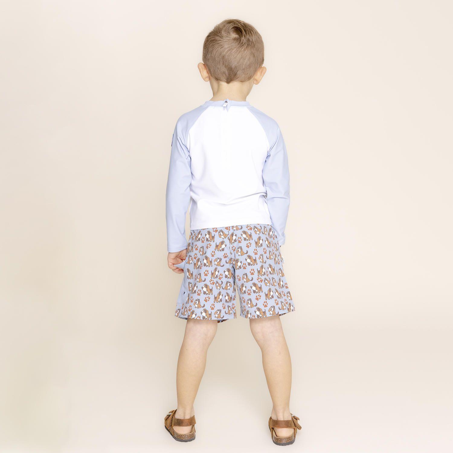 Traje De Baño Niño Aquawild (1-8) Gris Azulado-1