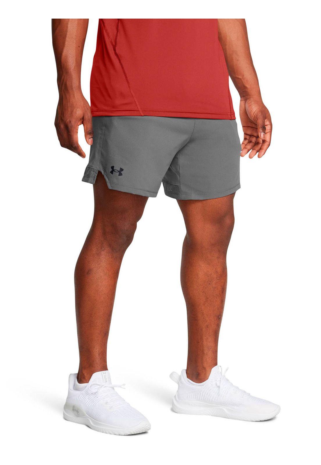 Short Training para hombre Vanish Woven 6" gris -3