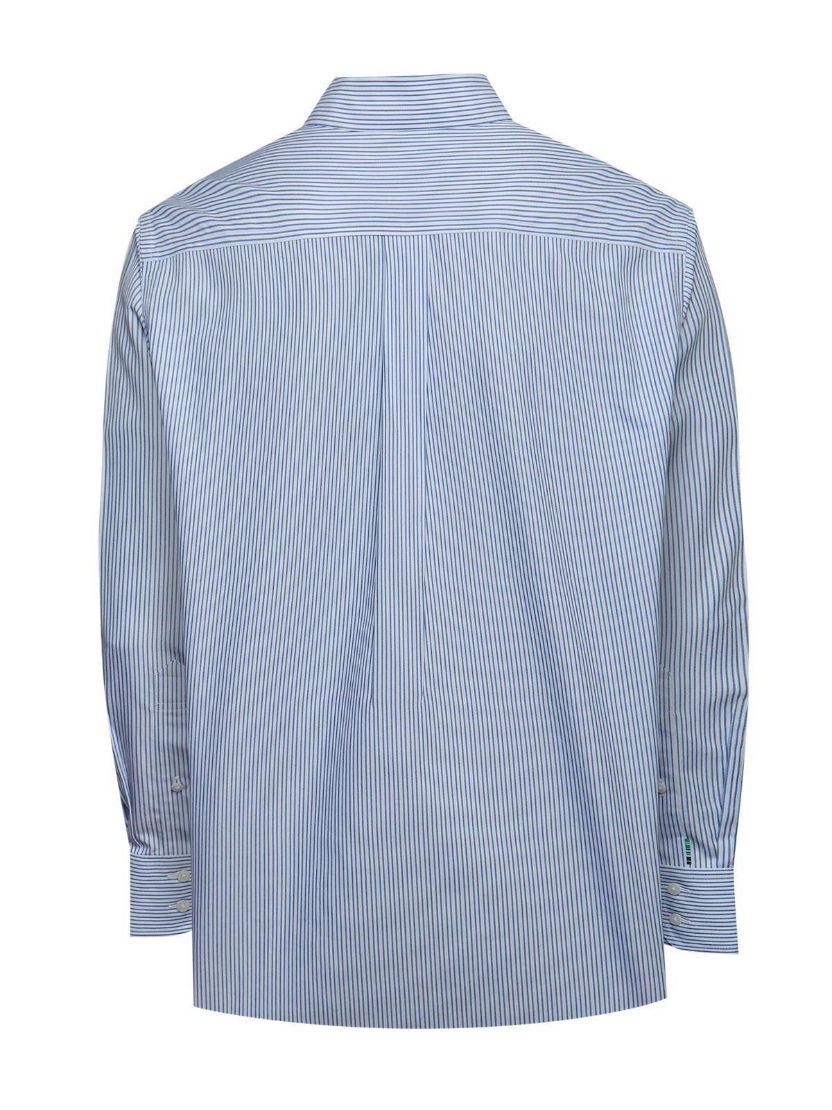 Camisa Cuello Button-Down Hombre Wf Azul rayas-3