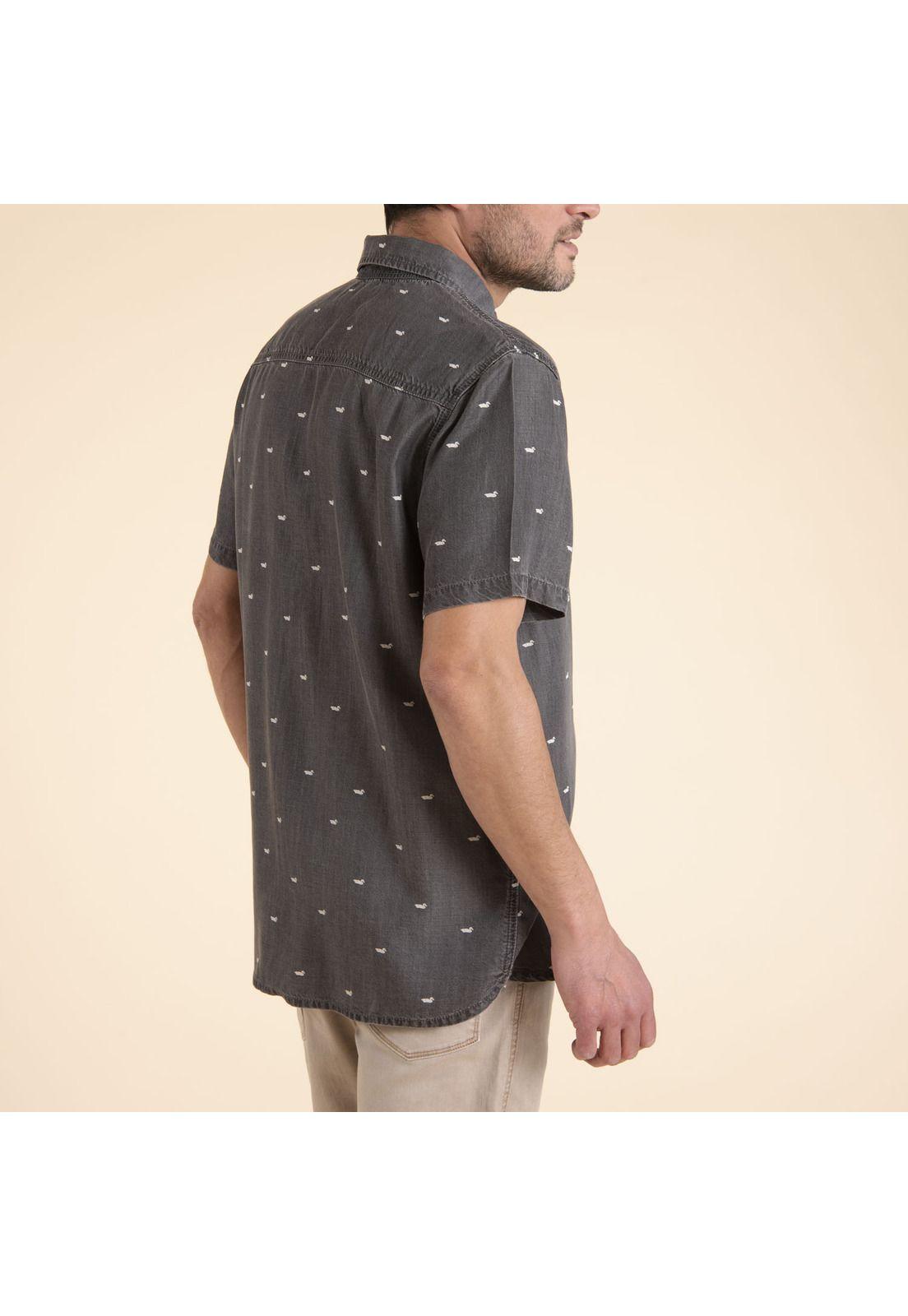 Camisa Hombre Denimprint Gris-3