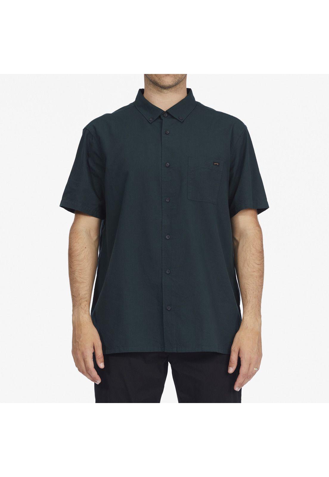 Camisa M/C All Day Ss M Wvtp Verde Hombre-0