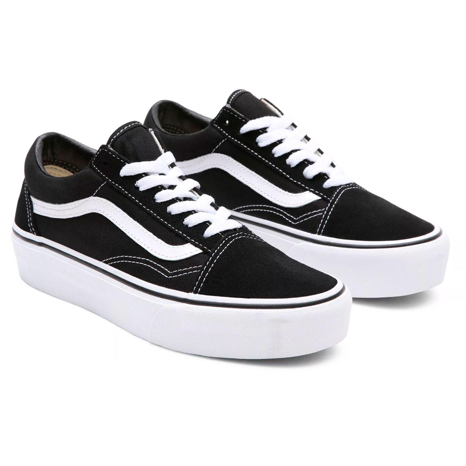 Zapatillas Unisex UA Old Skool Platform Negra-2