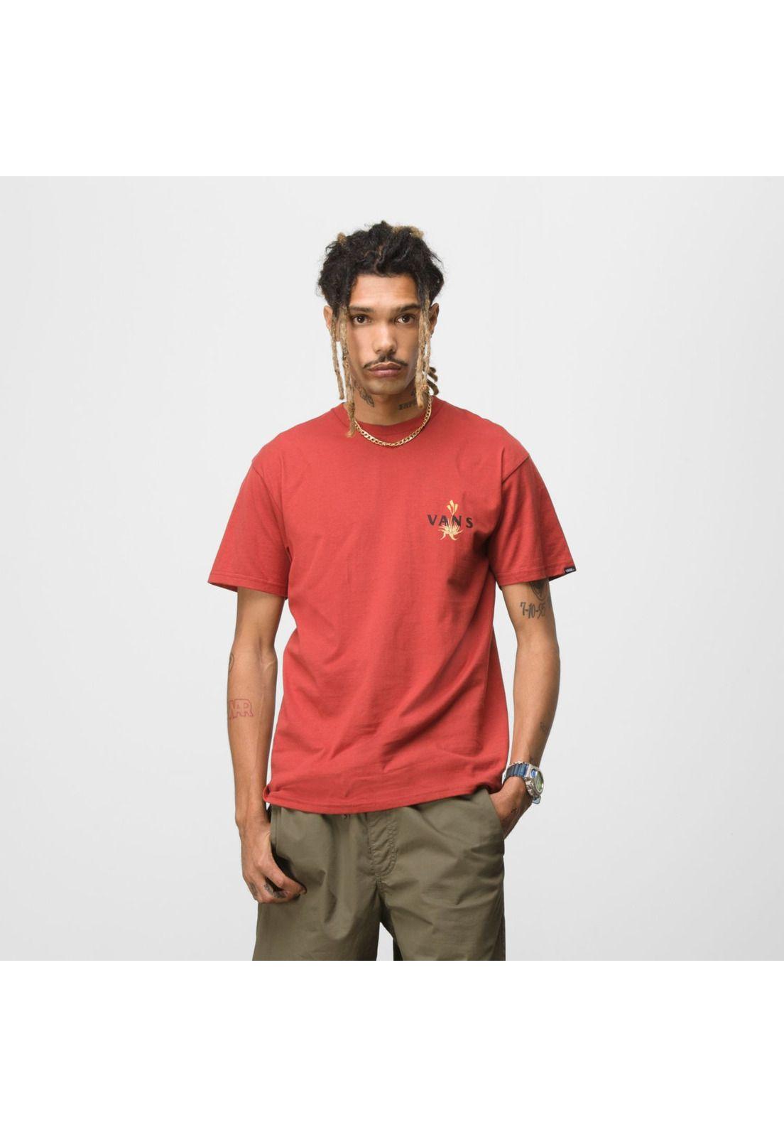 Polera M/C Hombre Desert Pack Ss Chili Oil-1