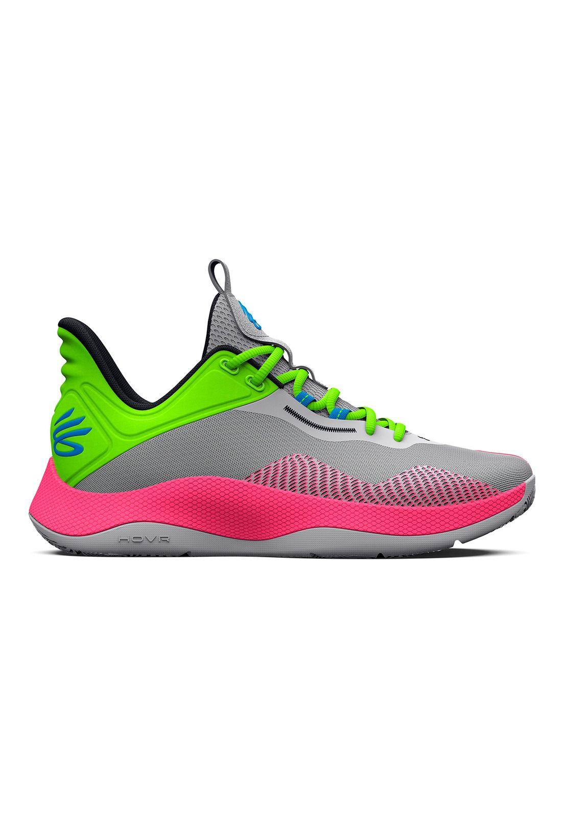 Zapatilla Basket UA Curry Hovr Splash 2 Unisex Gris-0