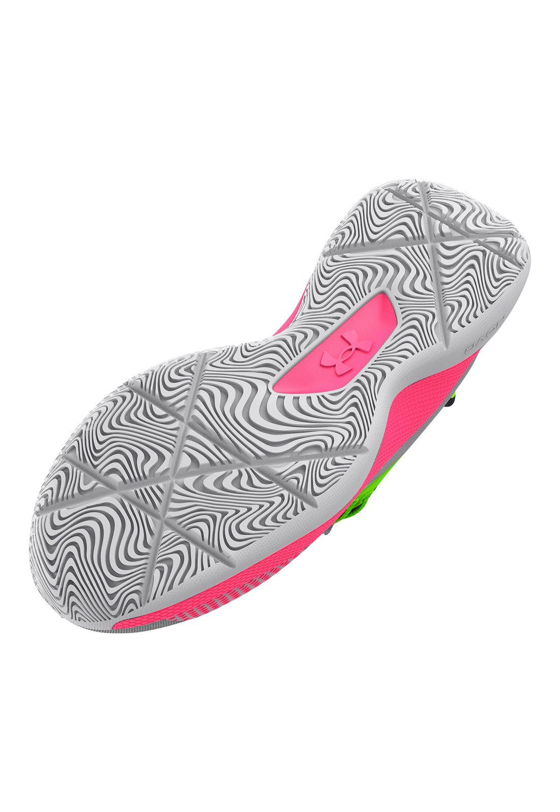 Zapatilla Basket UA Curry Hovr Splash 2 Unisex Gris-3