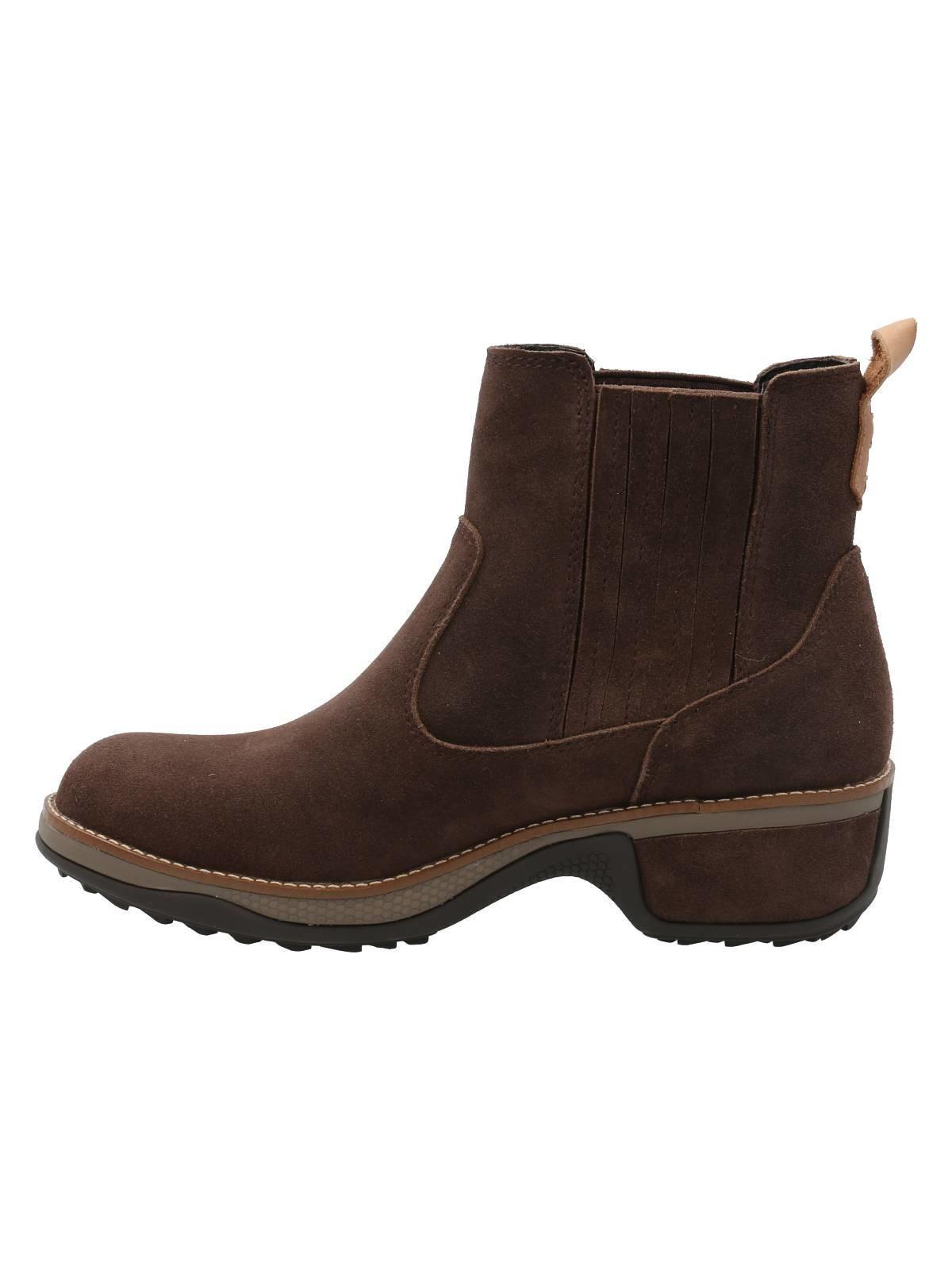 Botín Cuero Mujer Vega Café-5