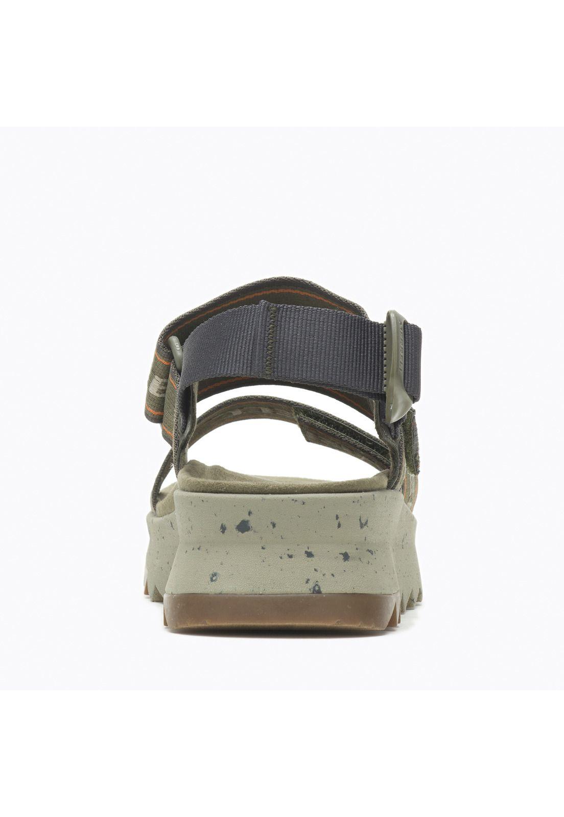 Sandalia Mujer Alpine Cush Backstra Beige-4