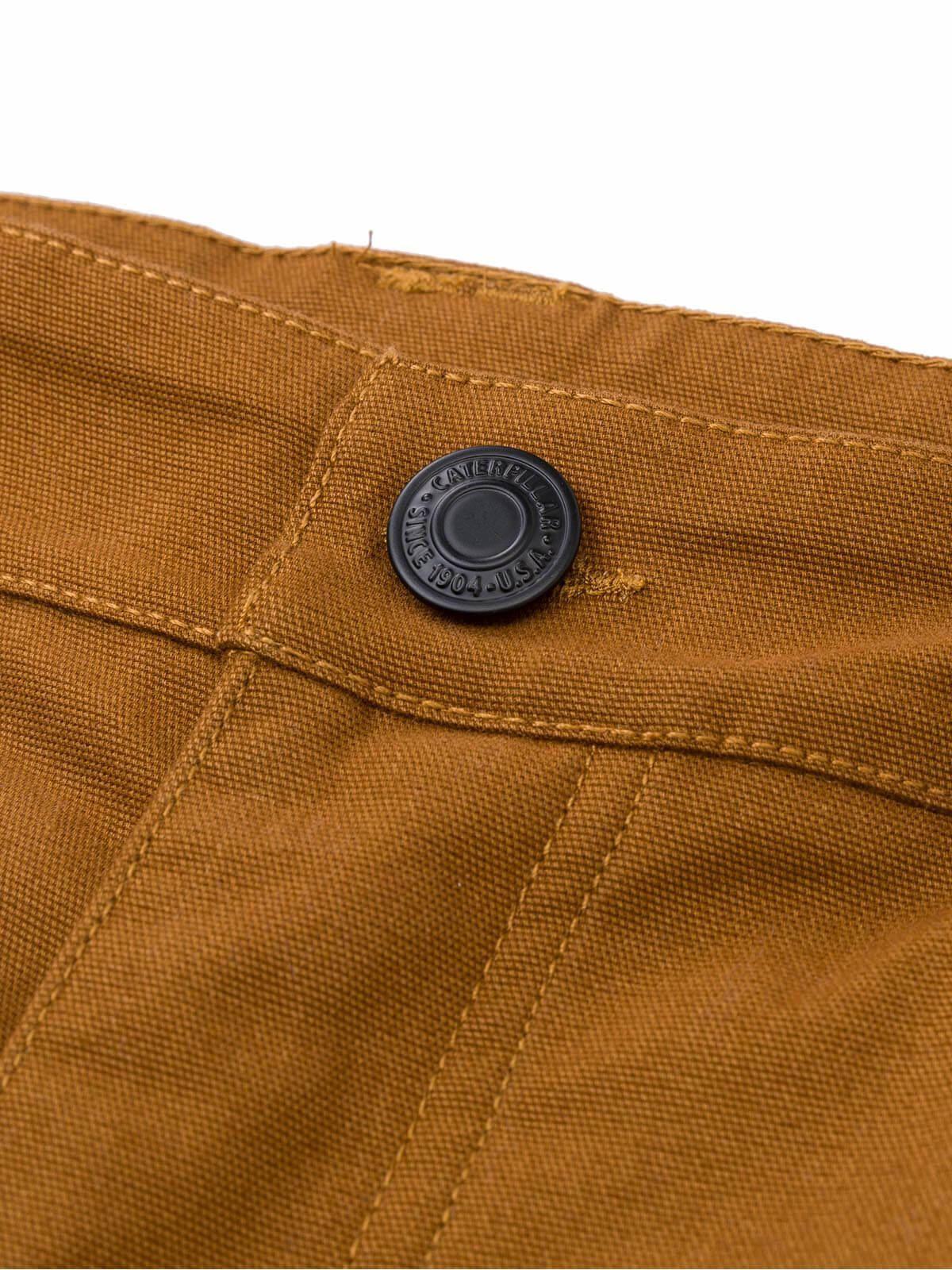 Pantalón Tiro Medio Casual Hombre BRUSH PANT Café-6