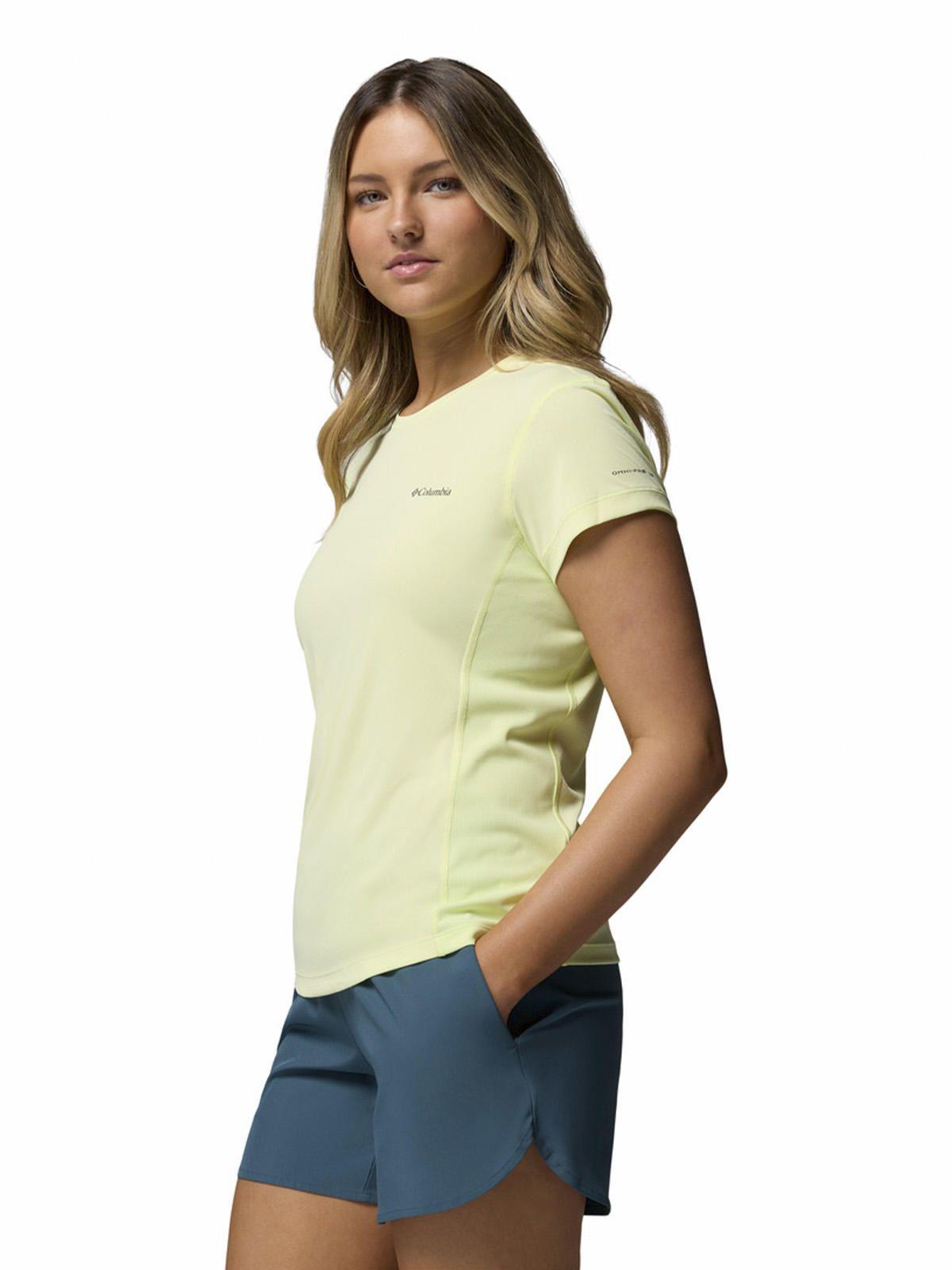 Polera Mujer Zero Rules Light Ss Amarillo-1