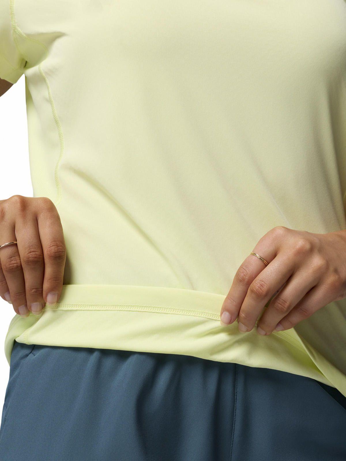 Polera Mujer Zero Rules Light Ss Amarillo-4