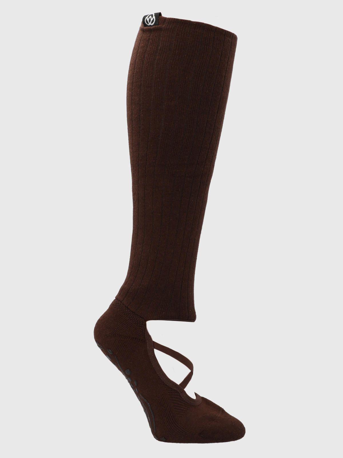 Calcetín Strap Grip Café-1