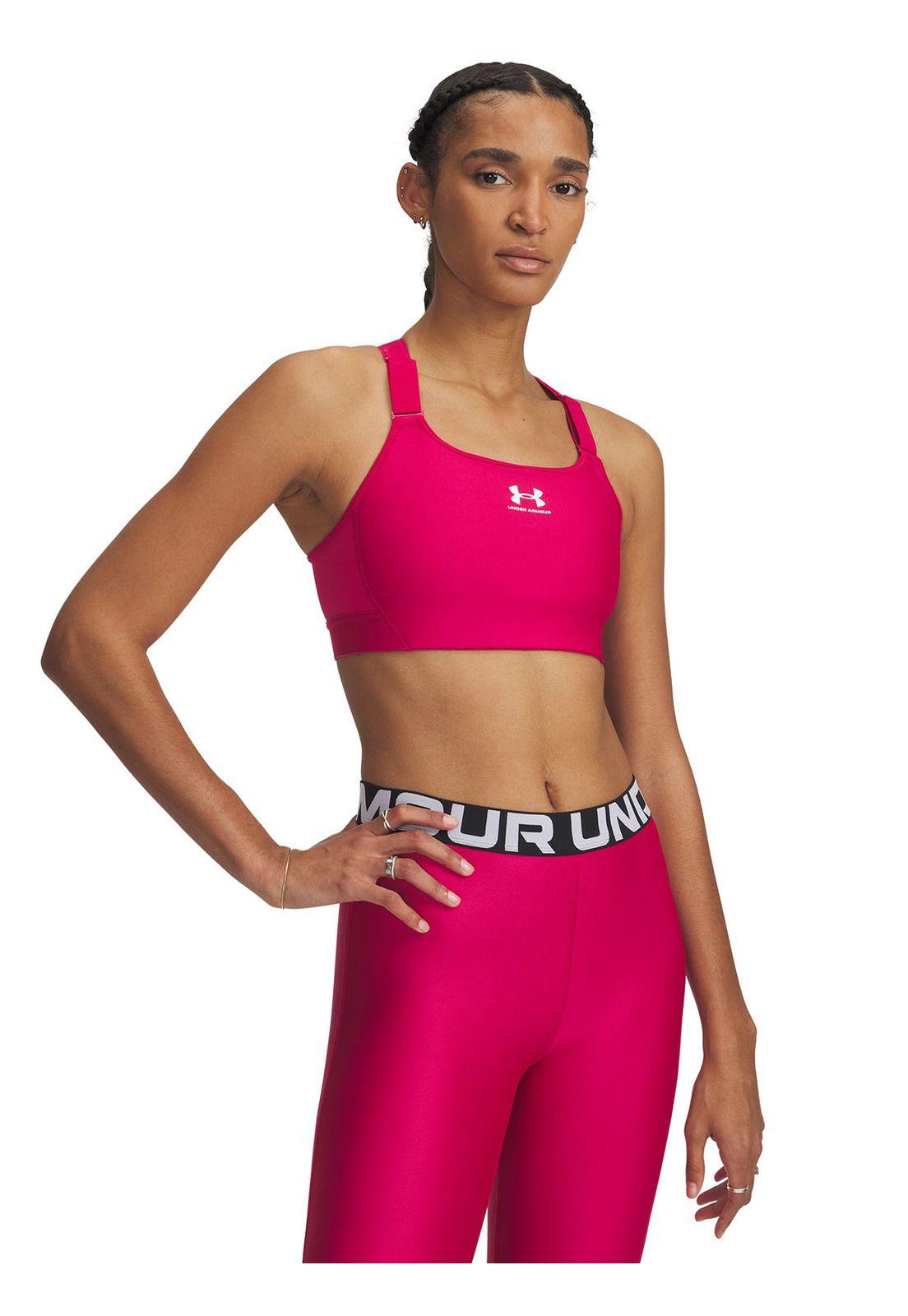 Sostén Deprtivo Heatgear High Mujer Morado-0