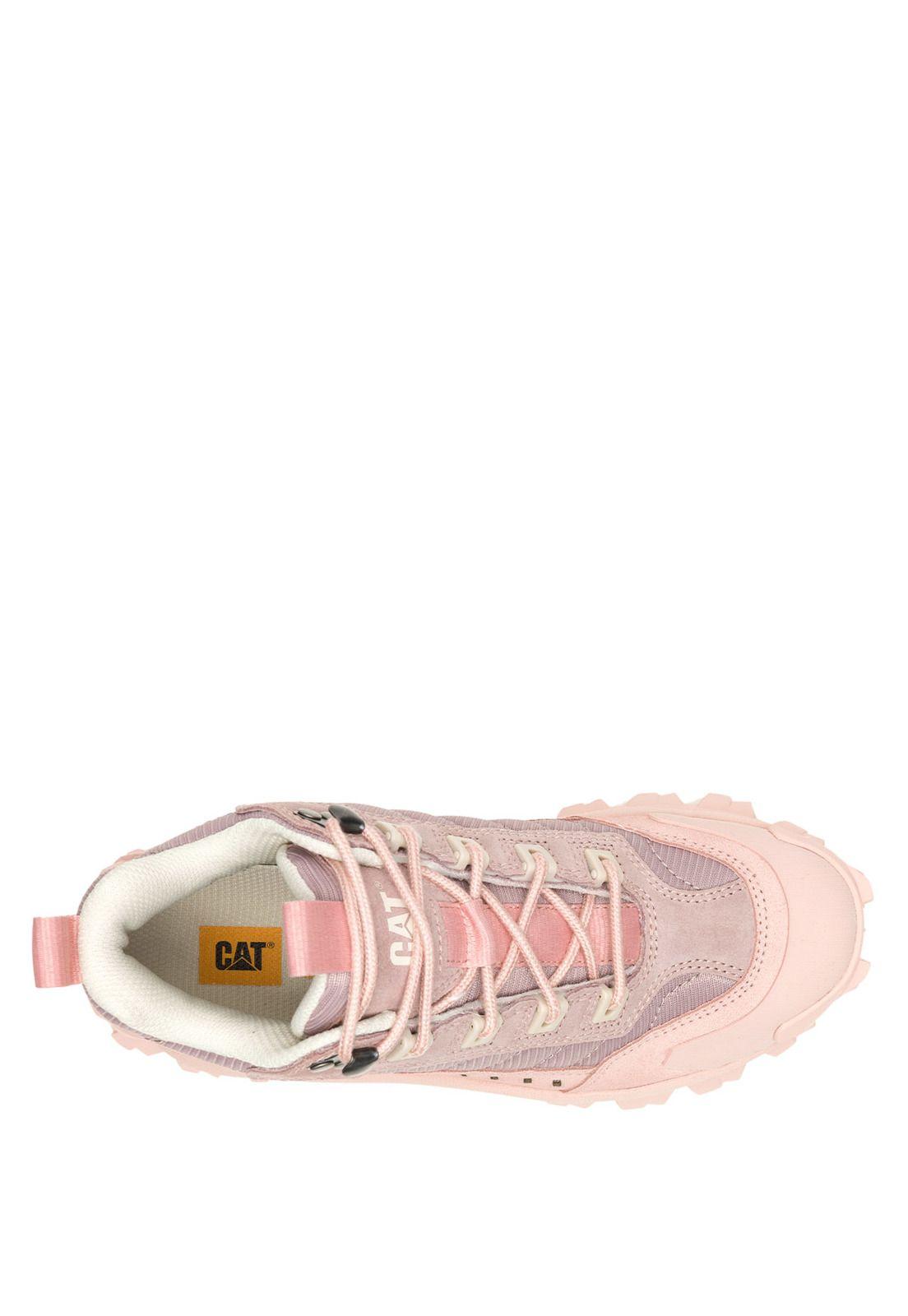 Zapatilla Con Caña Cuero Mujer Intruder Mid Rosa-6