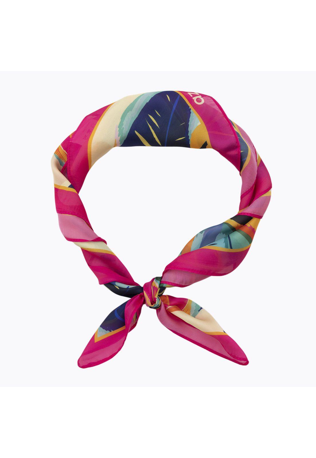 Pañuelo Color Scarf Rosado Mujer-1