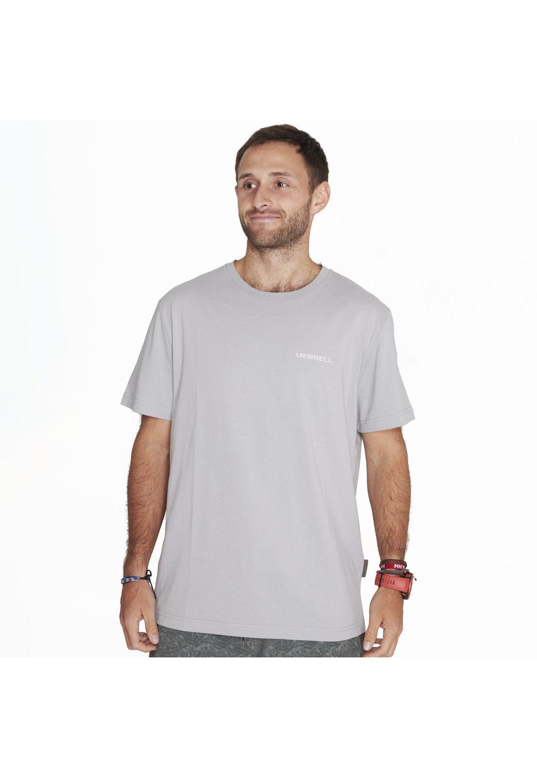 Polera M/C Short Sleeve Gris Hombre-0