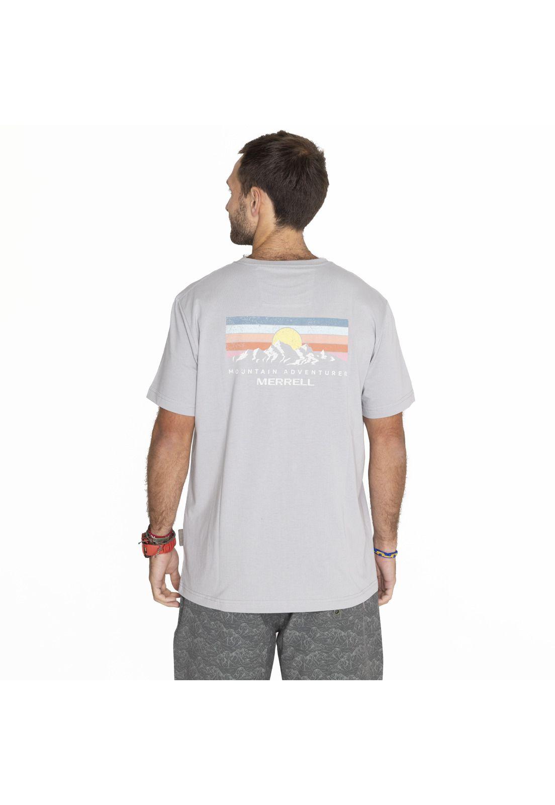 Polera M/C Short Sleeve Gris Hombre-1