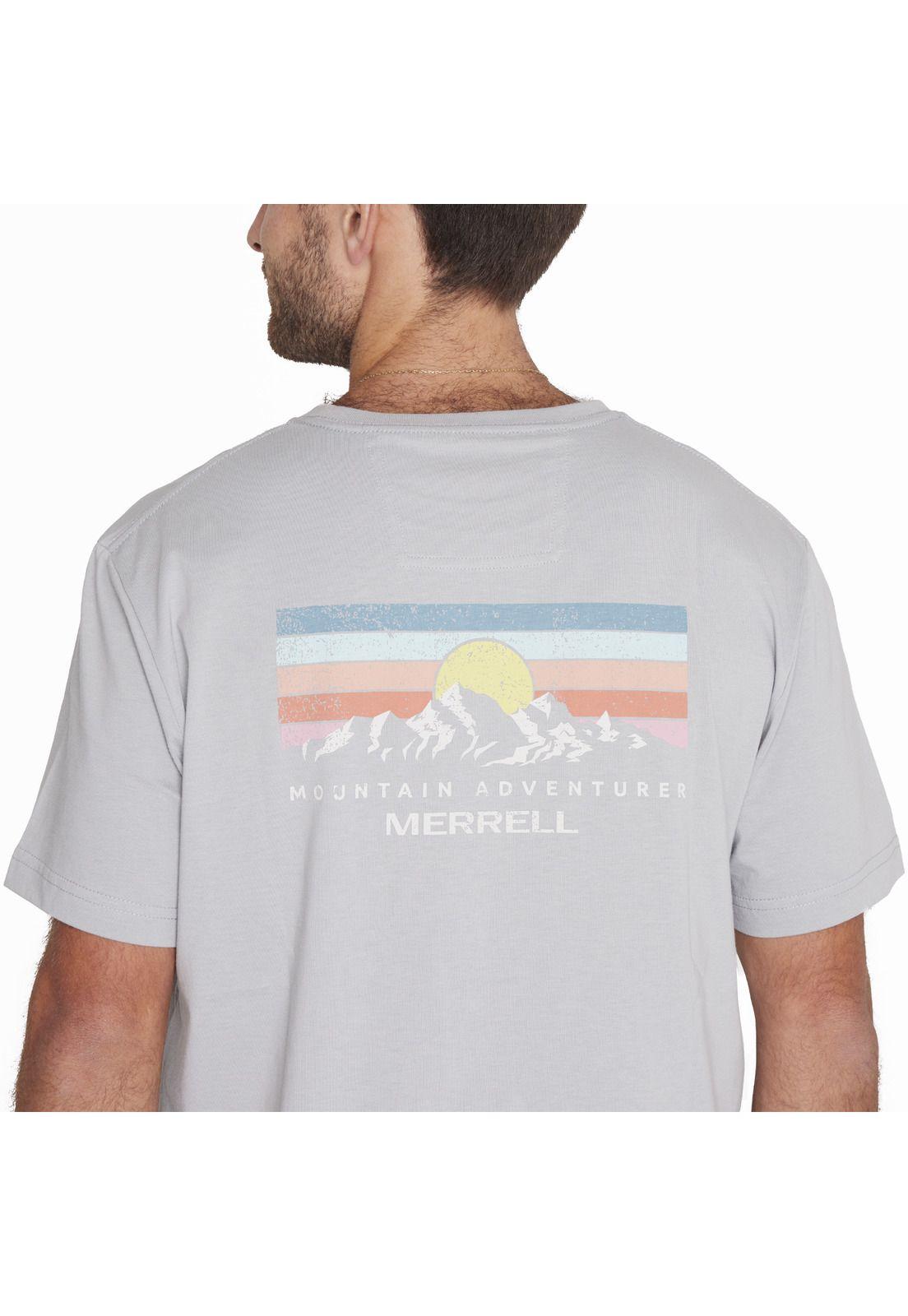 Polera M/C Short Sleeve Gris Hombre-3