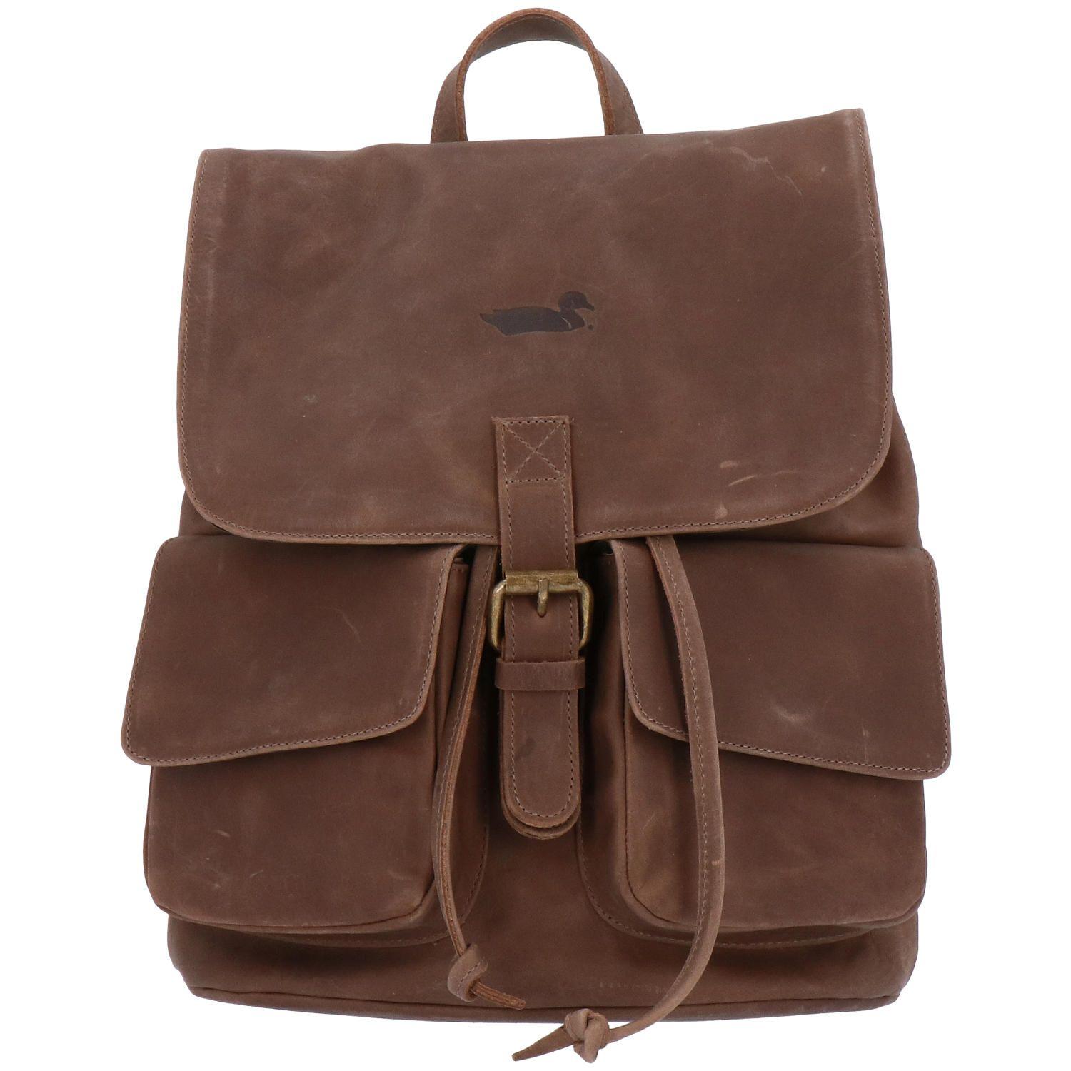 Mochila Cuero Mujer Rfcd RKF Backpack Café-0