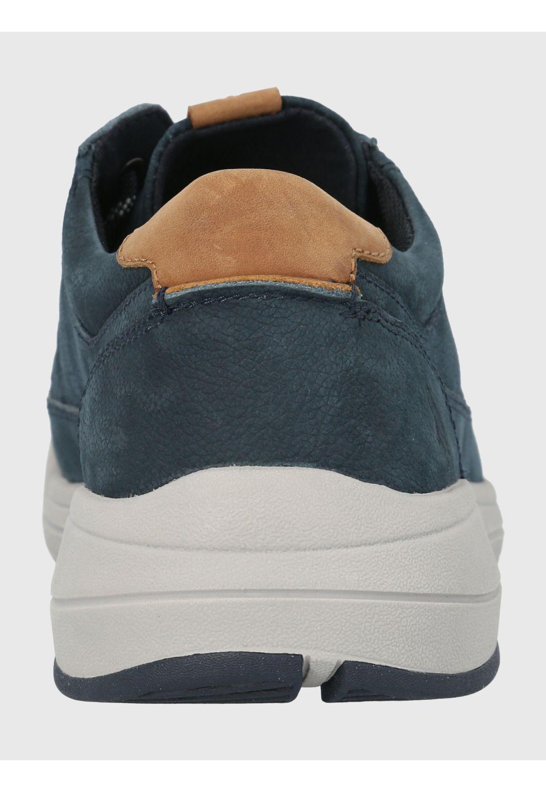 Zapato Cuero Azul Oscuro Hombre Fontier -5