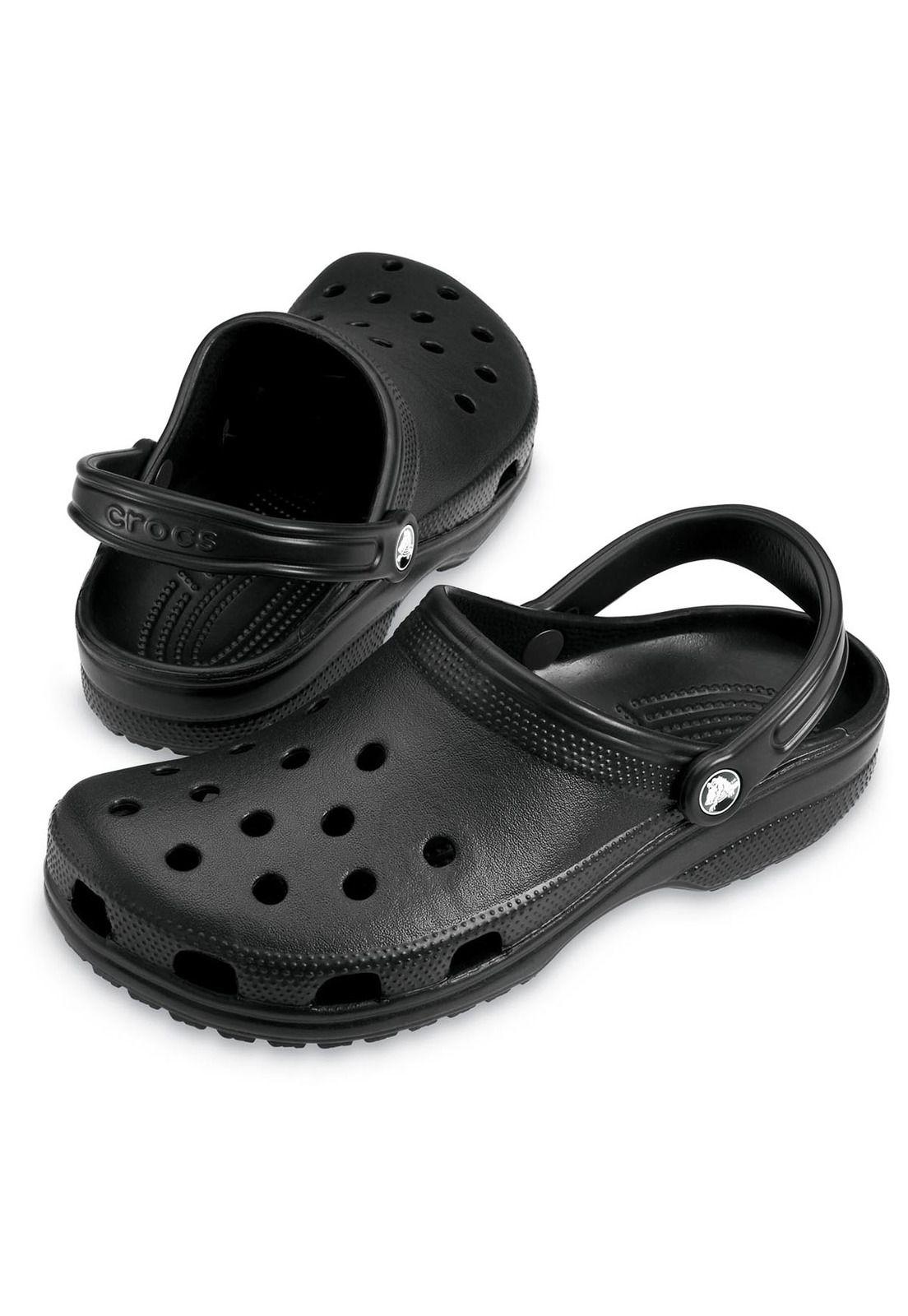 Zueco Crocs Hombre Classic Clog Negro-3