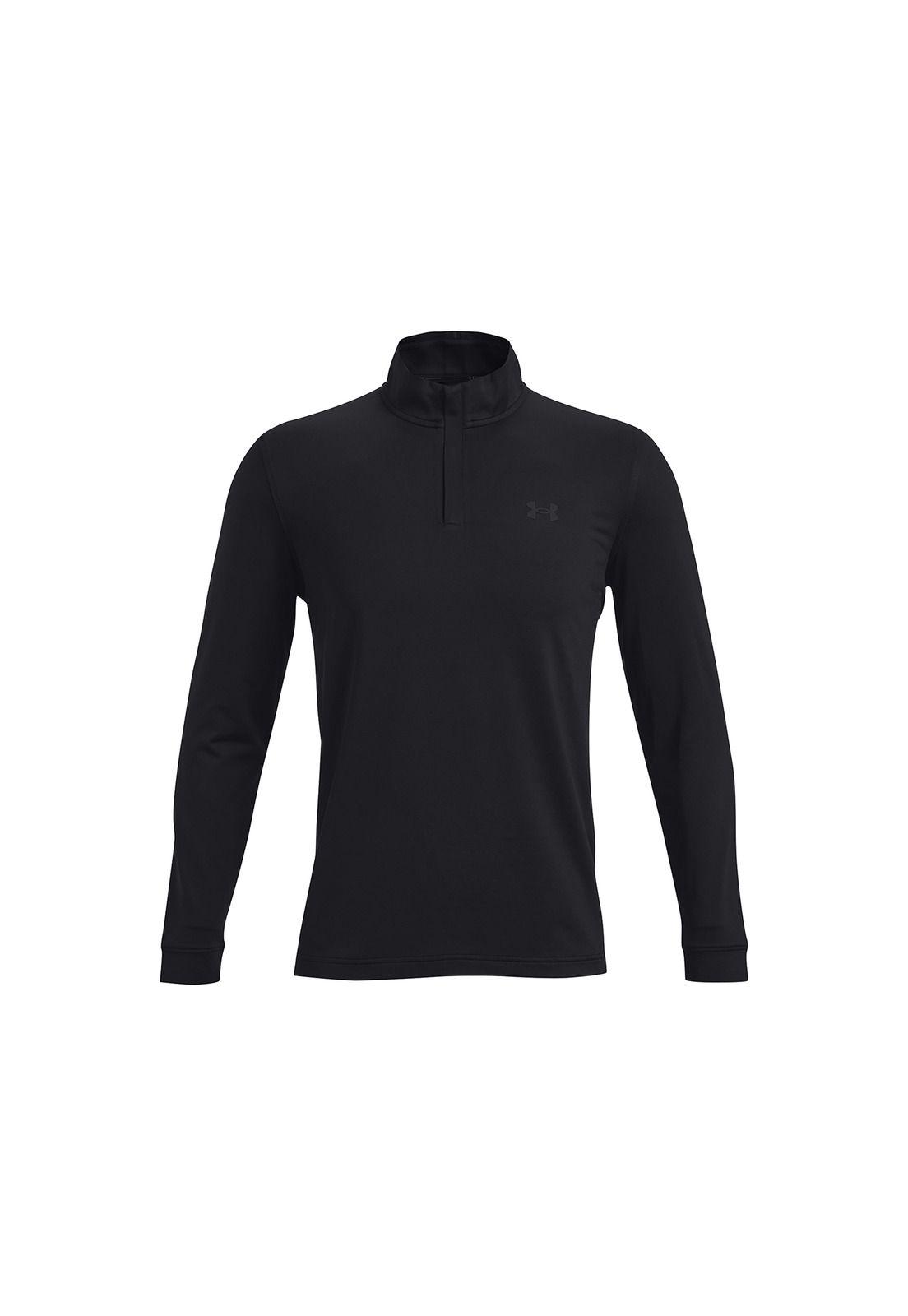 Polerón Golf Play Off ¼ Zip Negro Hombre-0