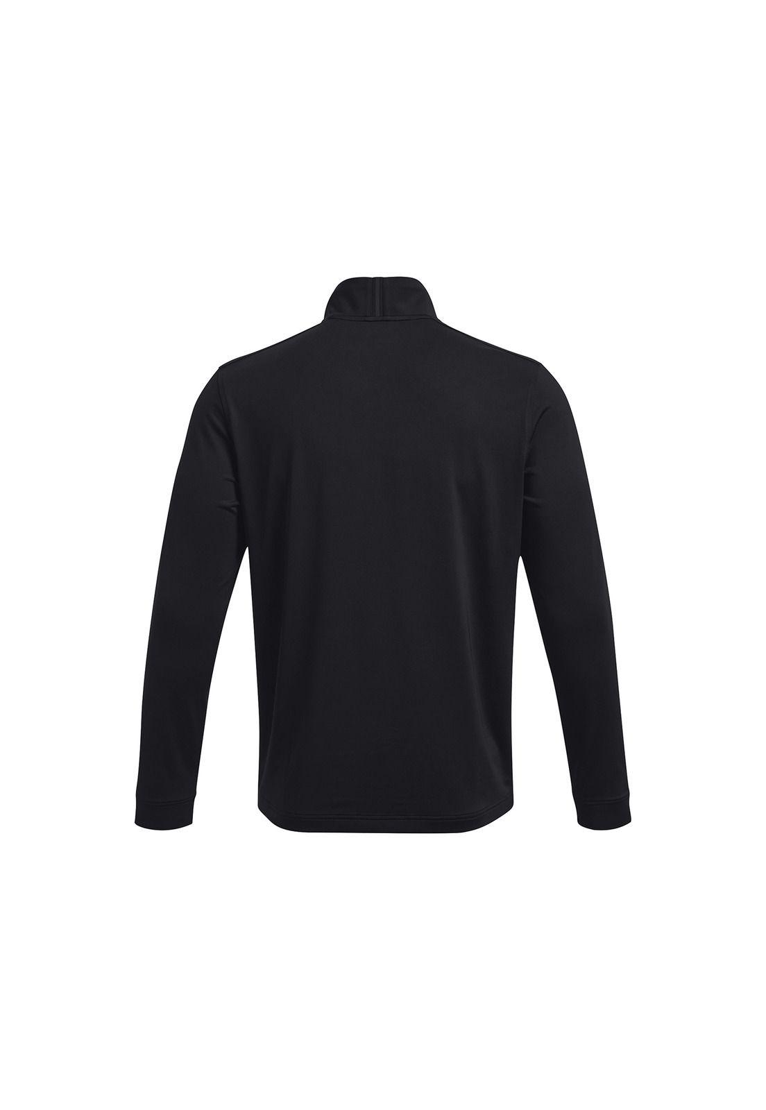 Polerón Golf Play Off ¼ Zip Negro Hombre-1