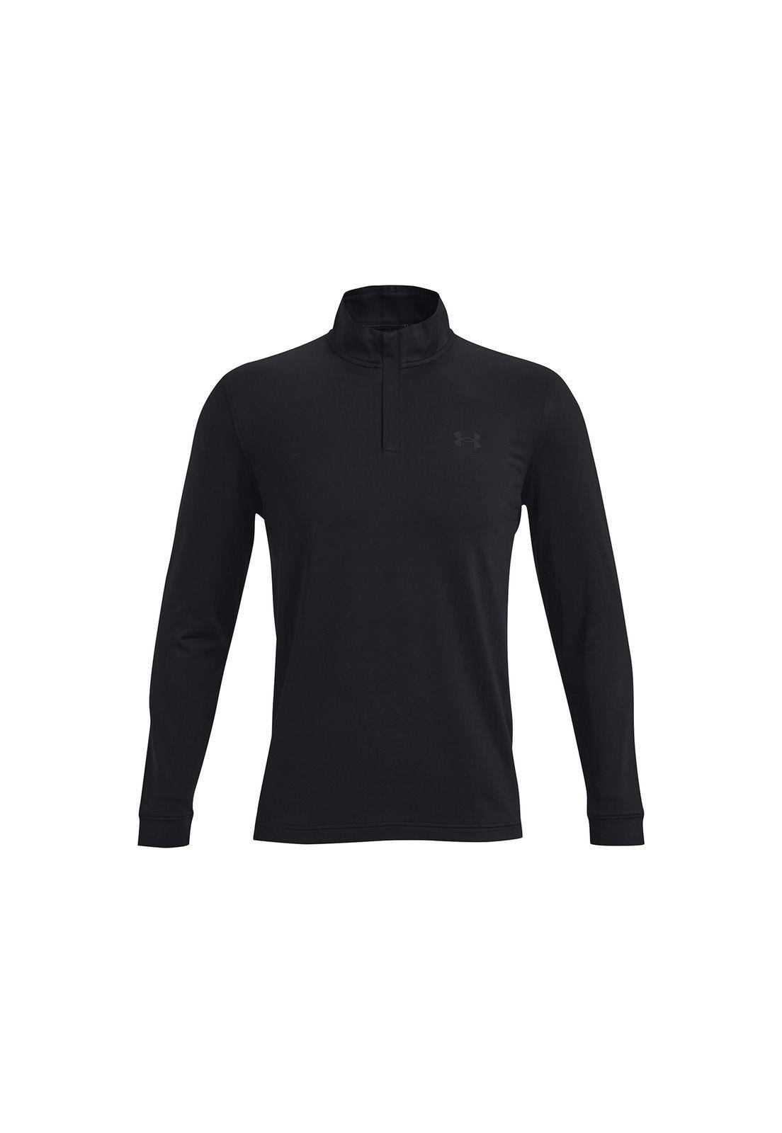 Polerón Golf Play Off ¼ Zip Negro Hombre-0