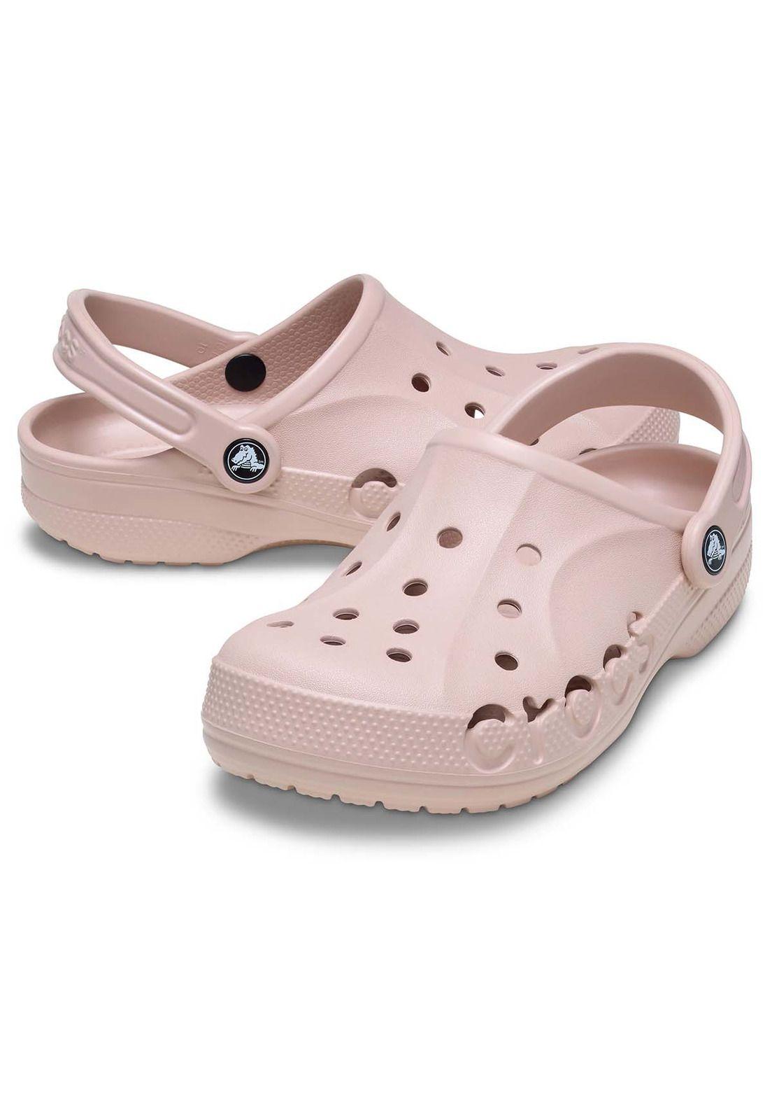 Zueco Crocs Mujer Baya Rosado-3