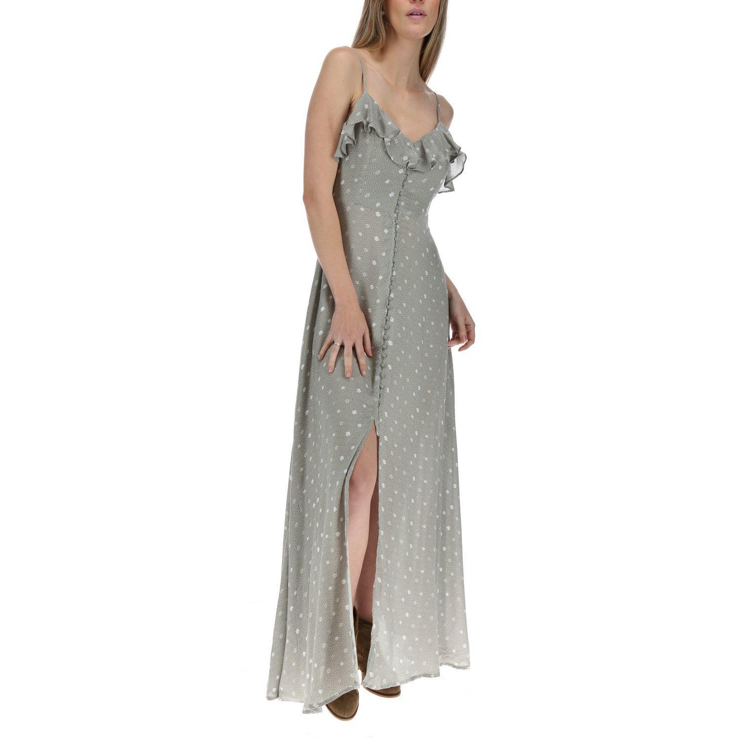 Vestido Largo Mujer Almeriaprint Verde-3