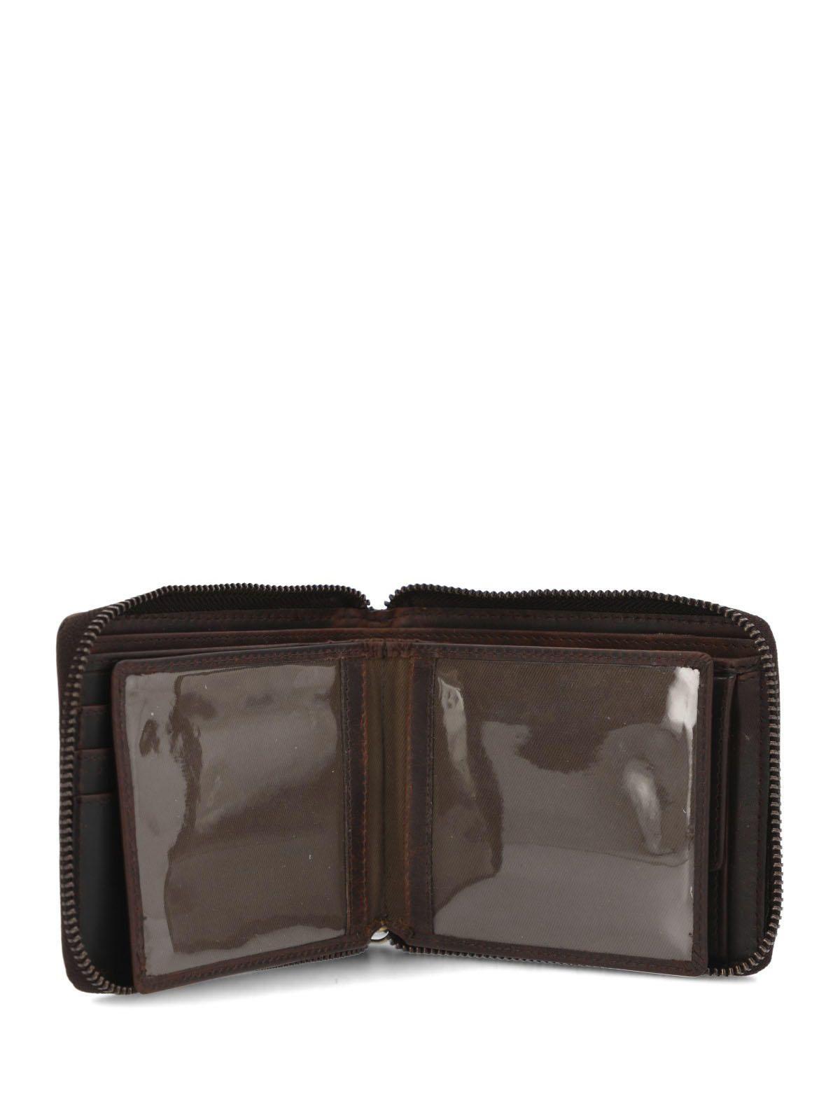 Billetera Cuero Hombre St Gray Zip Café-4