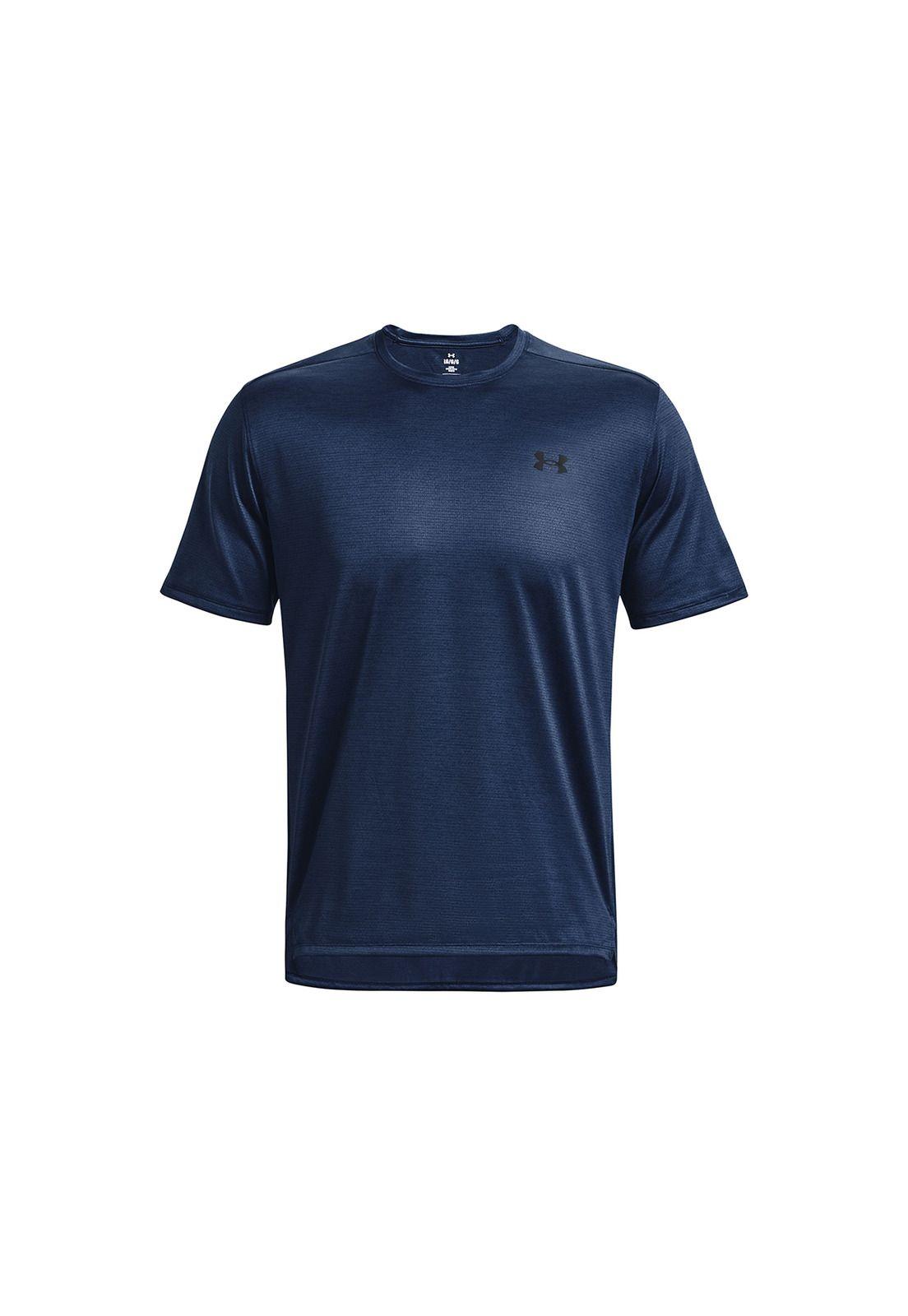 Polera UA Tech Vent hombre Azul-0