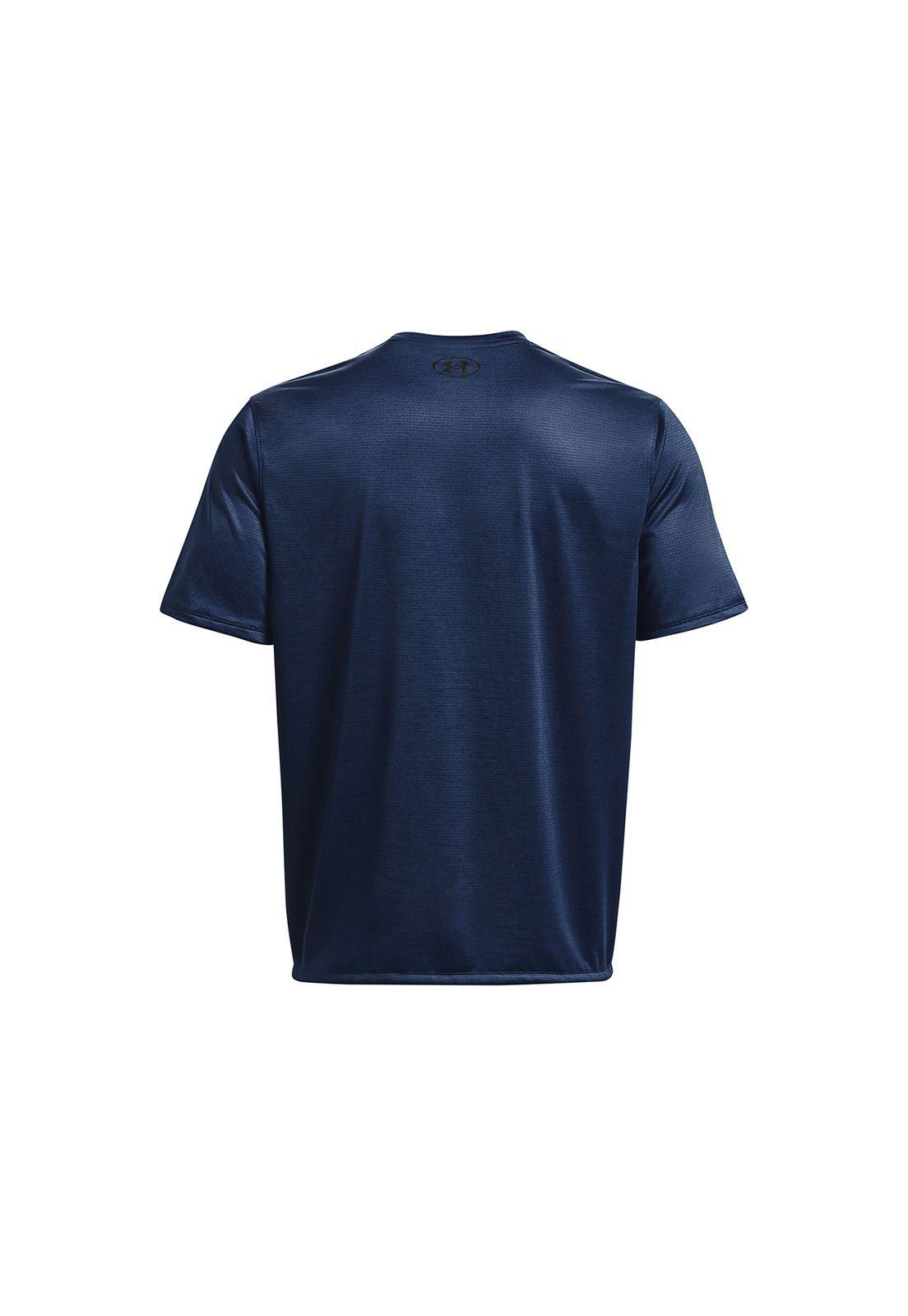 Polera UA Tech Vent hombre Azul-1