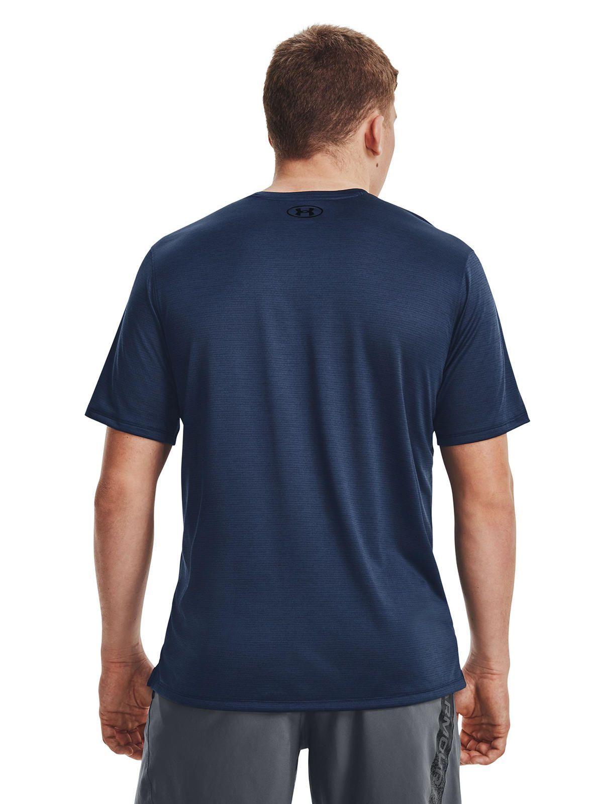 Polera UA Tech Vent hombre Azul-4