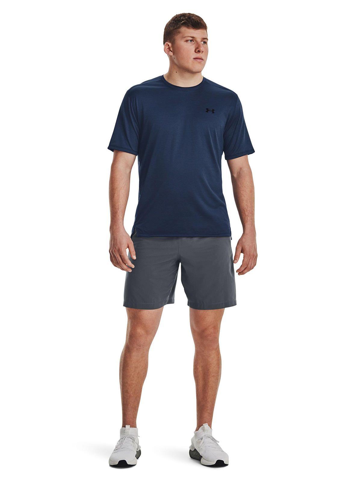 Polera UA Tech Vent hombre Azul-5