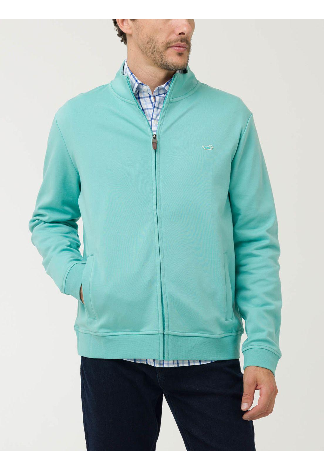 Polerón Algodón Pima Hombre Rimini Verde-4