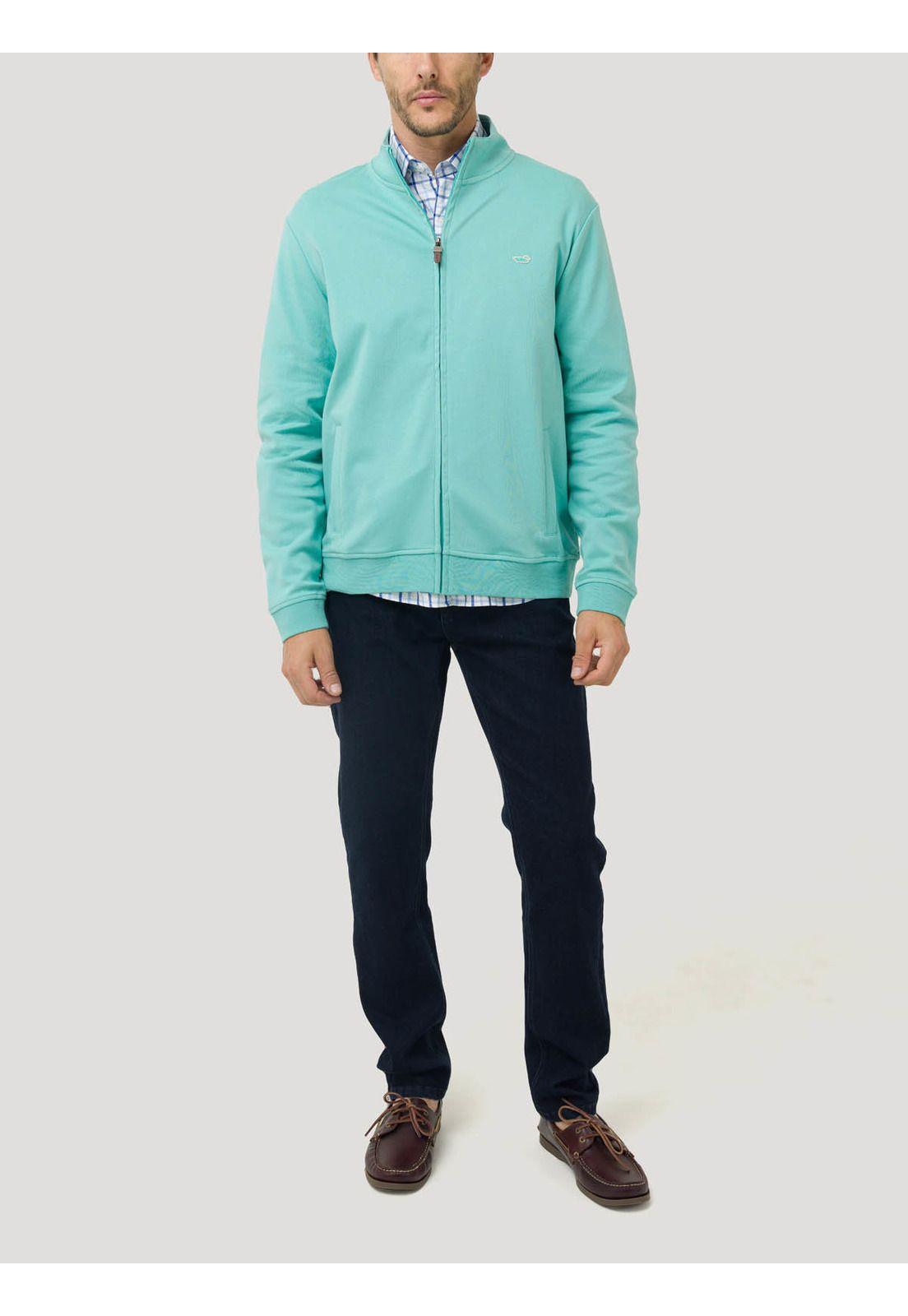Polerón Algodón Pima Hombre Rimini Verde-7