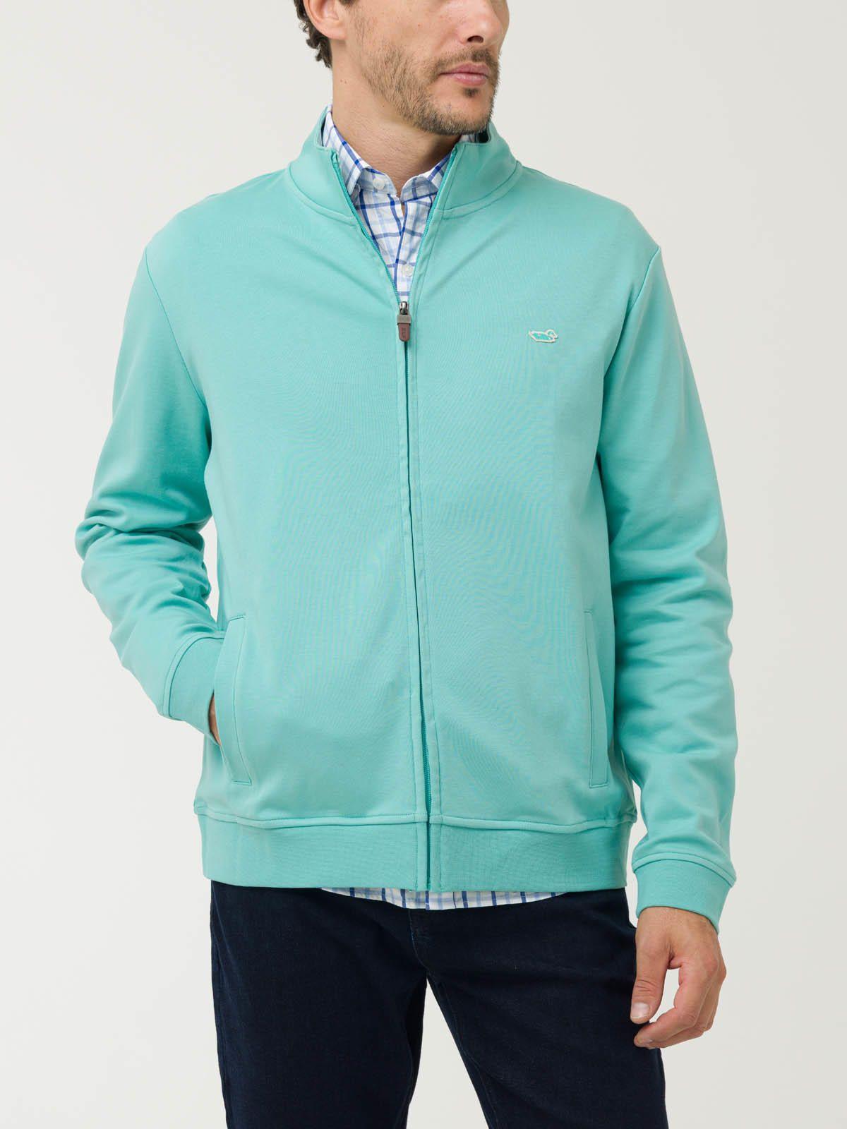 Polerón Algodón Pima Hombre Rimini Verde-4