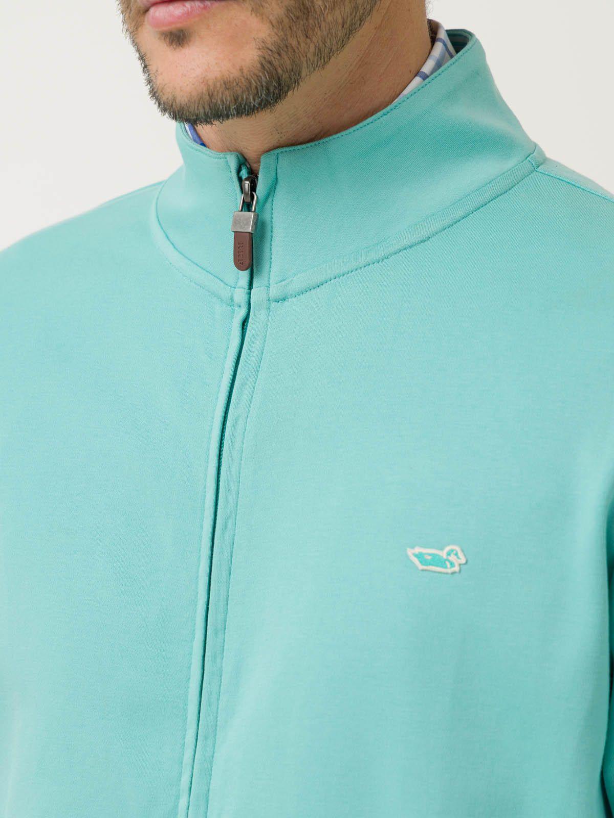 Polerón Algodón Pima Hombre Rimini Verde-6