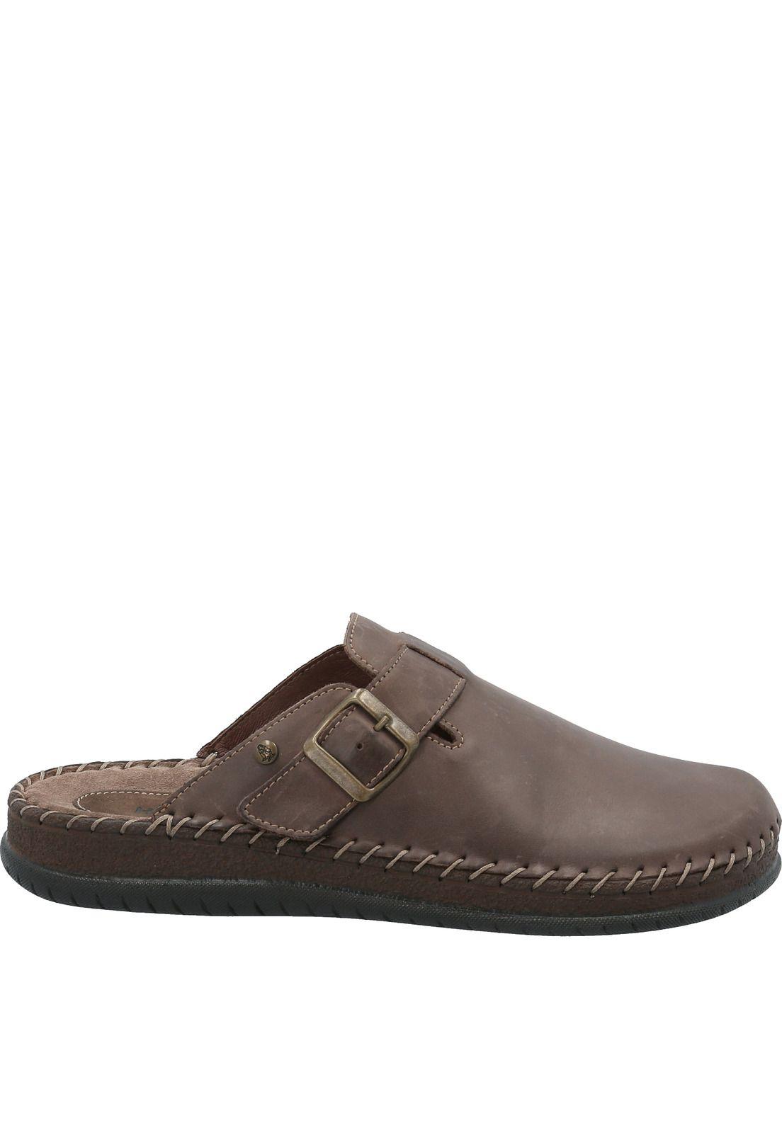 Sandalia Cuero Hombre Charlee Café-1