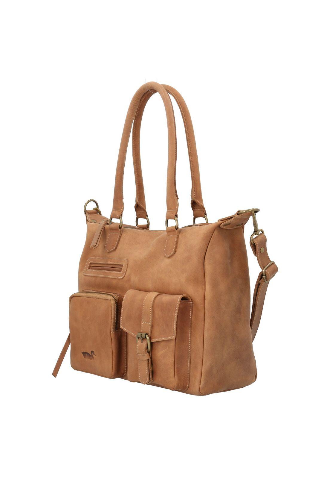 Cartera Cuero Mujer Kella Bag Café-1